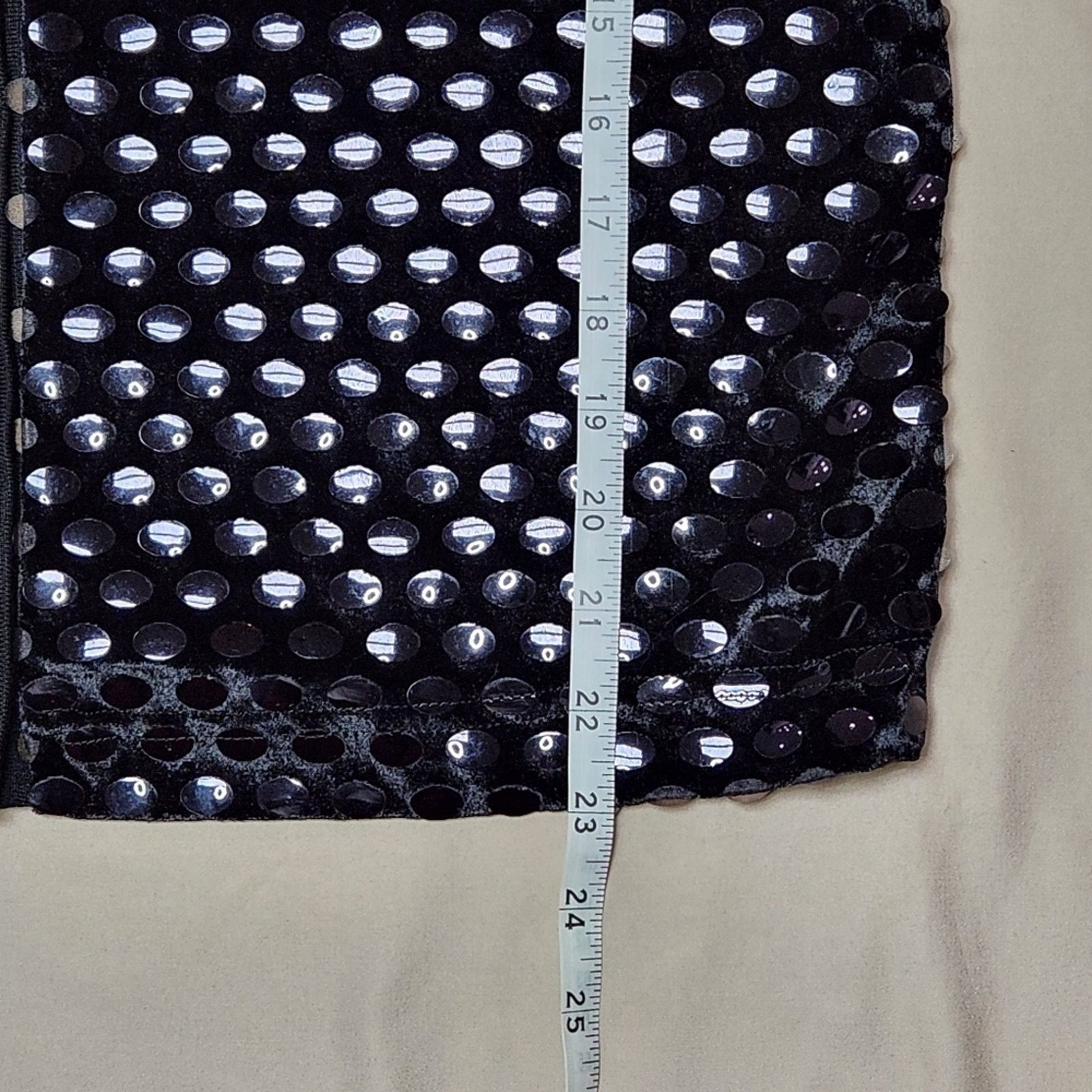 Other Rectangle Blanc Paris Perforated Velvet Sequin Cardigan M Size M / US 6-8 / IT 42-44 - 10 Thumbnail