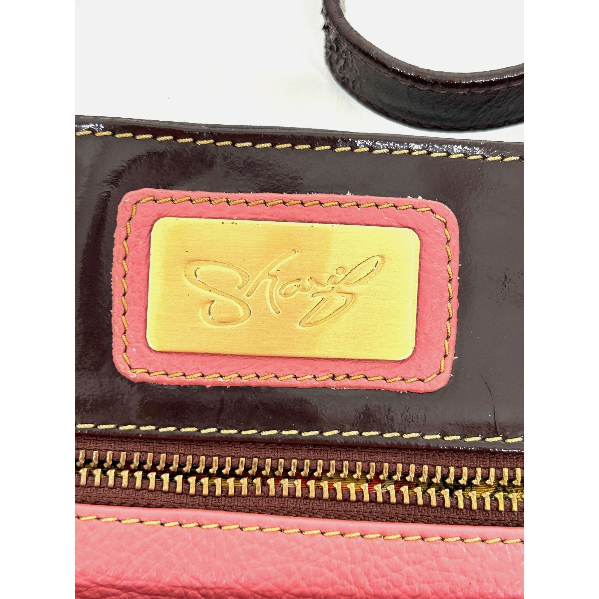 Other Americana By Sharif Vintage Crossbody Purse Pink Brown Strap Size ONE SIZE - 5 Thumbnail