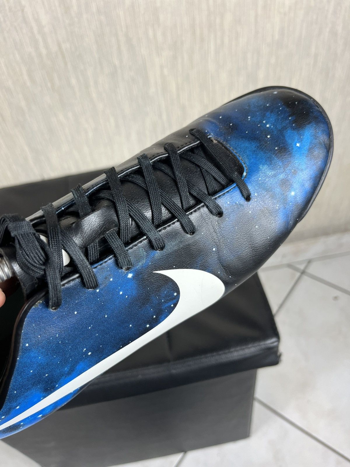 Nike Vintage Nike mercurial CR7 victory 4 galaxy soccer shoes y2k Size US 11.5 / EU 44-45 - 19 Thumbnail