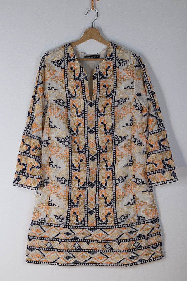 Antik Batik Antik Batik Embroidered Tunic Dress – Size S / 38 Size S / US 4 / IT 40 - 1 Thumbnail