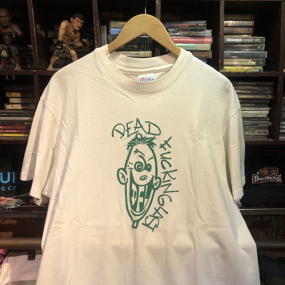 Band Tees × Hanes × Vintage Vintage Dead Fucking Last DFL Epitaph Band Tee Size US L / EU 52-54 / 3 - 1 Thumbnail