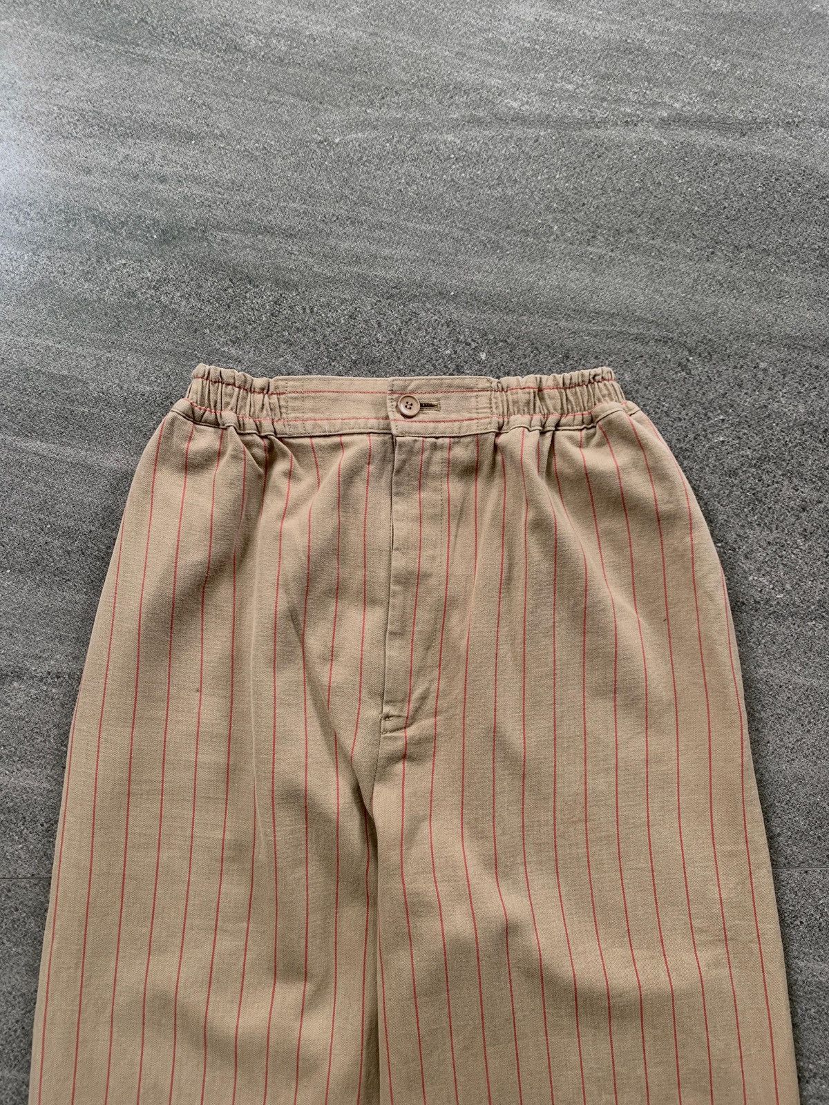 Issey Miyake FREE TAX! Issey Sport Relaxed Striped Trousers Size US 29 - 2 Thumbnail