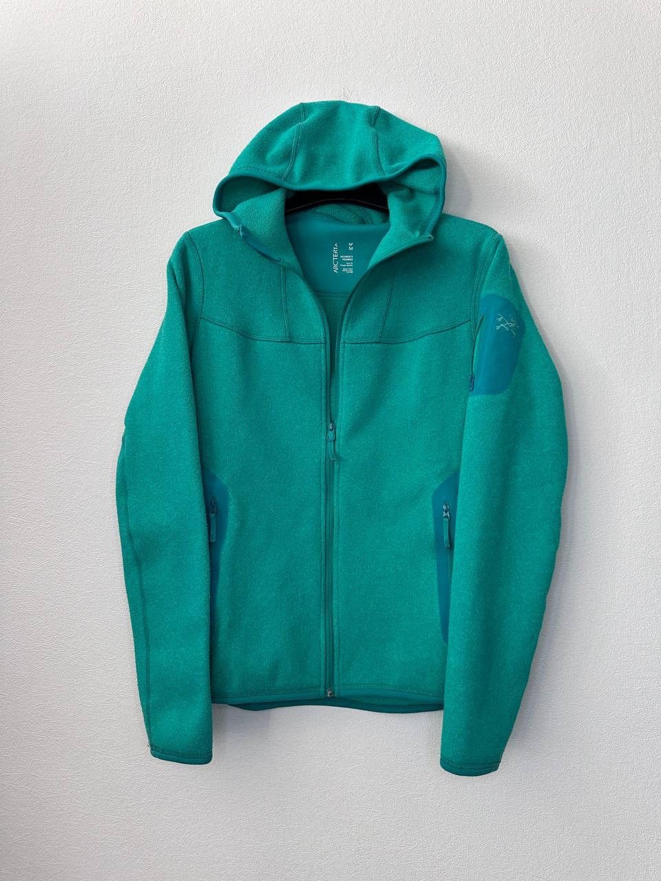 Arc'teryx Arc’teryx Women’s Green Hooded Fleece Jacket Trim Fit Size M Size M / US 6-8 / IT 42-44 - 1 Thumbnail