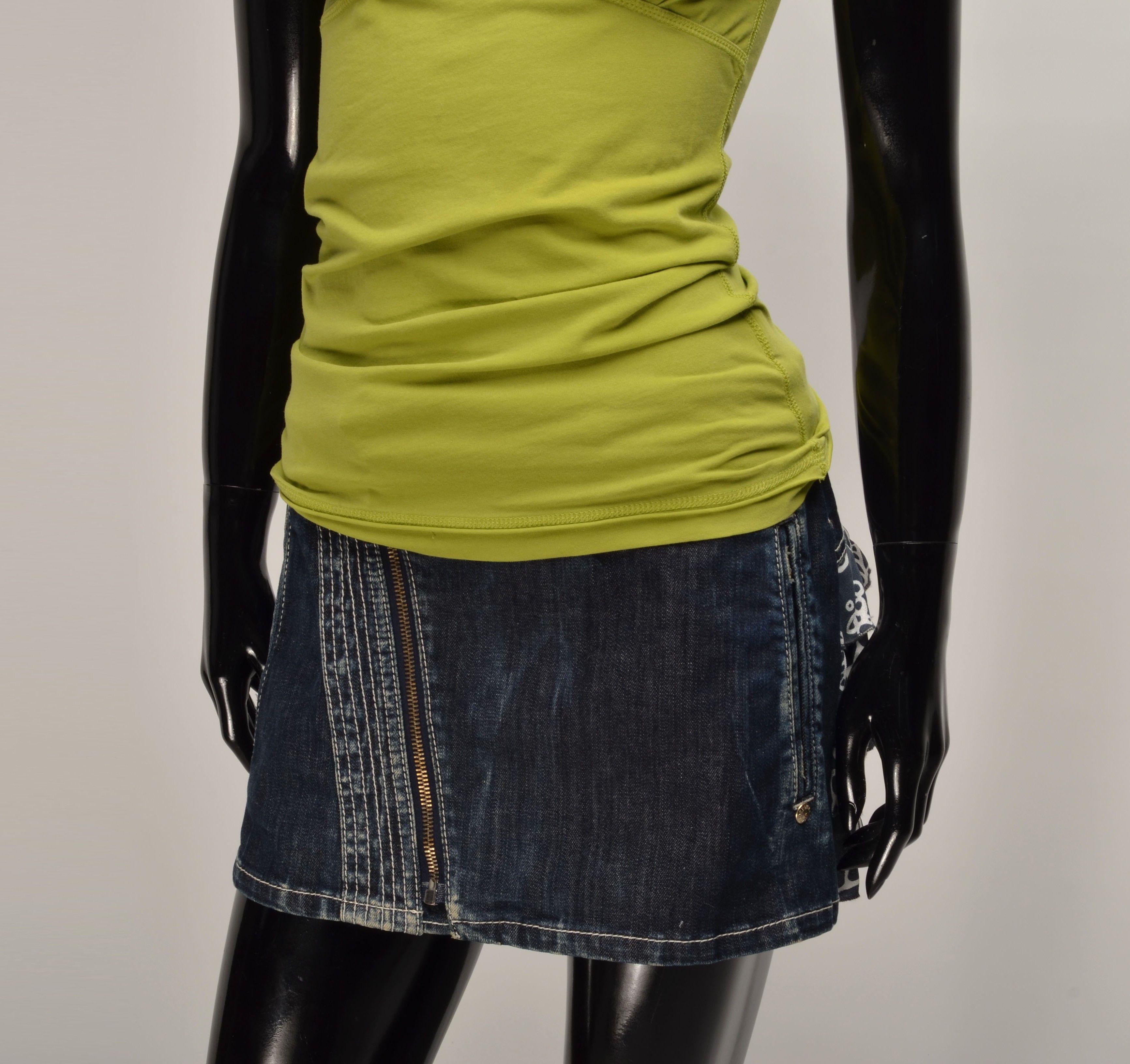 Other Nile Atelier Y2K Garment Dyed Green Babydoll Cami Top Size XS / US 0-2 / IT 36-38 - 3 Thumbnail