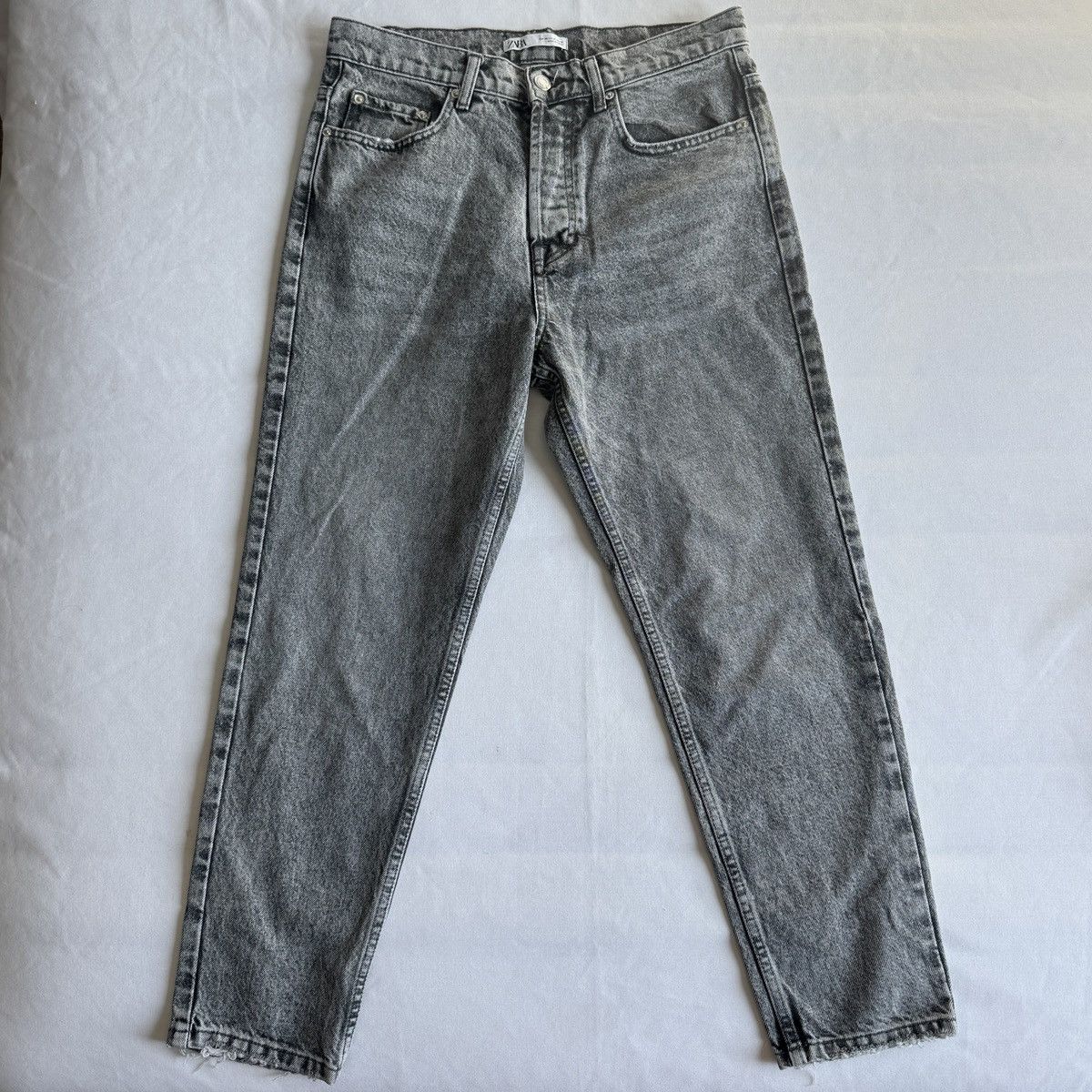 Zara Faded Grey Jeans Size US 31 - 1 Thumbnail