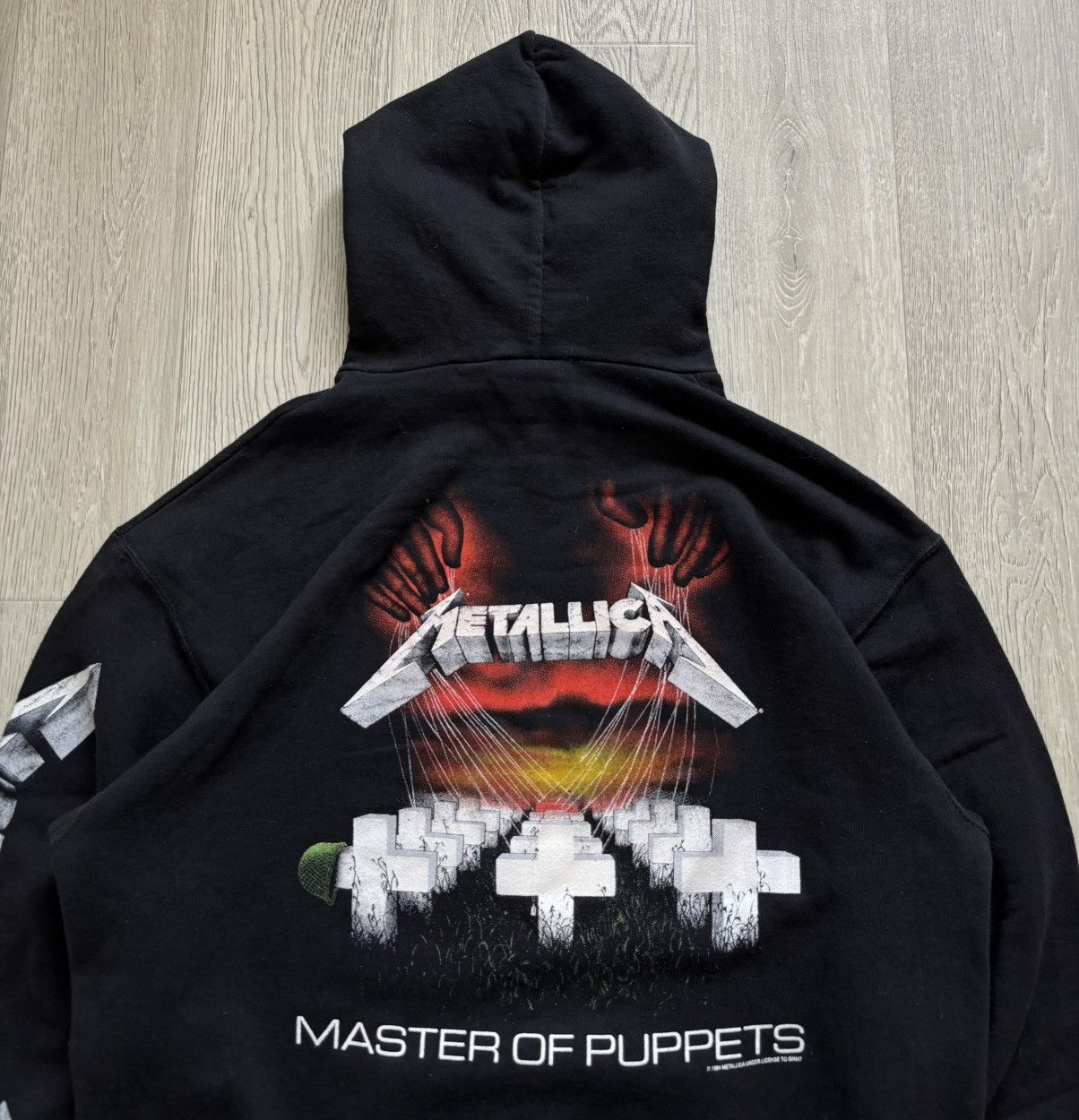 Band Tees × Fruit Of The Loom × Vintage Vintage Metallica 1994 Hoodie Rock Rare Size US L / EU 52-54 / 3 - 2 Thumbnail