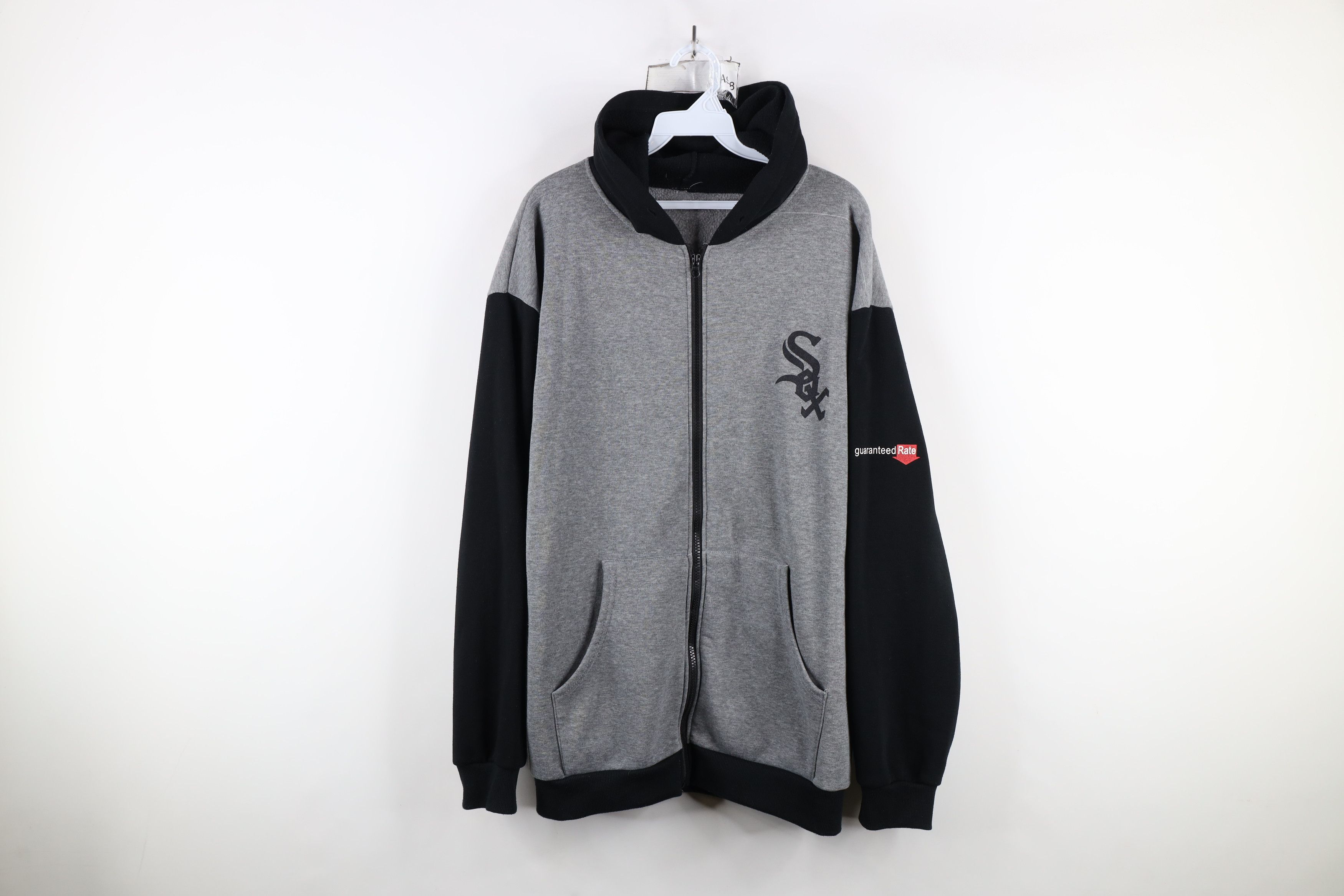 Vintage Vintage 90s Spell Chicago White Sox Baseball Full Zip Hoodie Size US XL / EU 56 / 4 - 1 Thumbnail