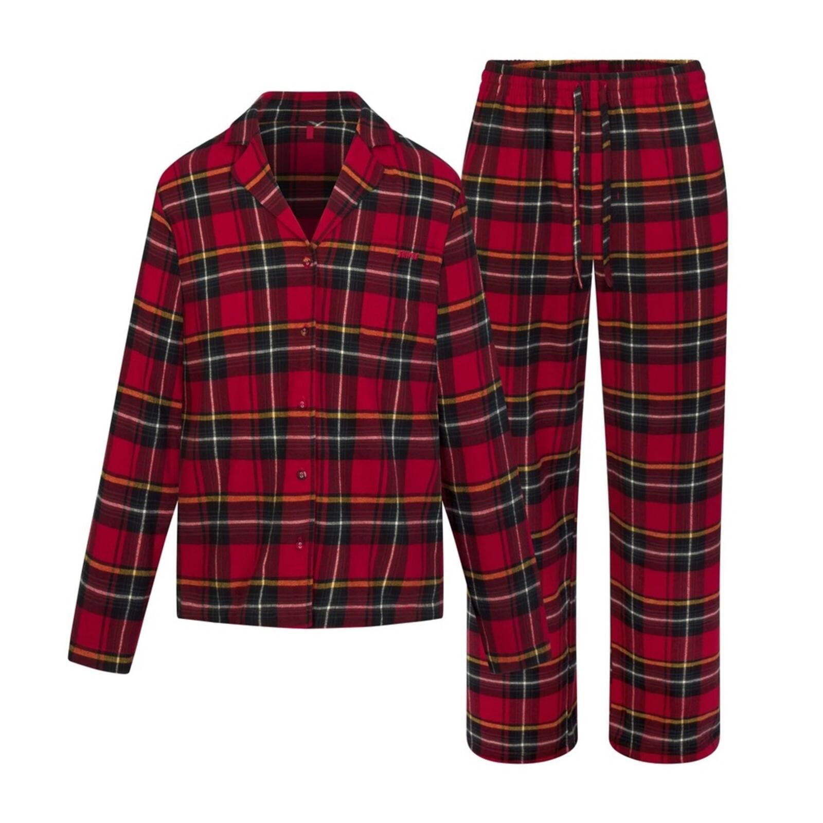 Swims SKIMS Red Plaid Men’s Two-Piece Pajama Set Size ONE SIZE - 1 Thumbnail