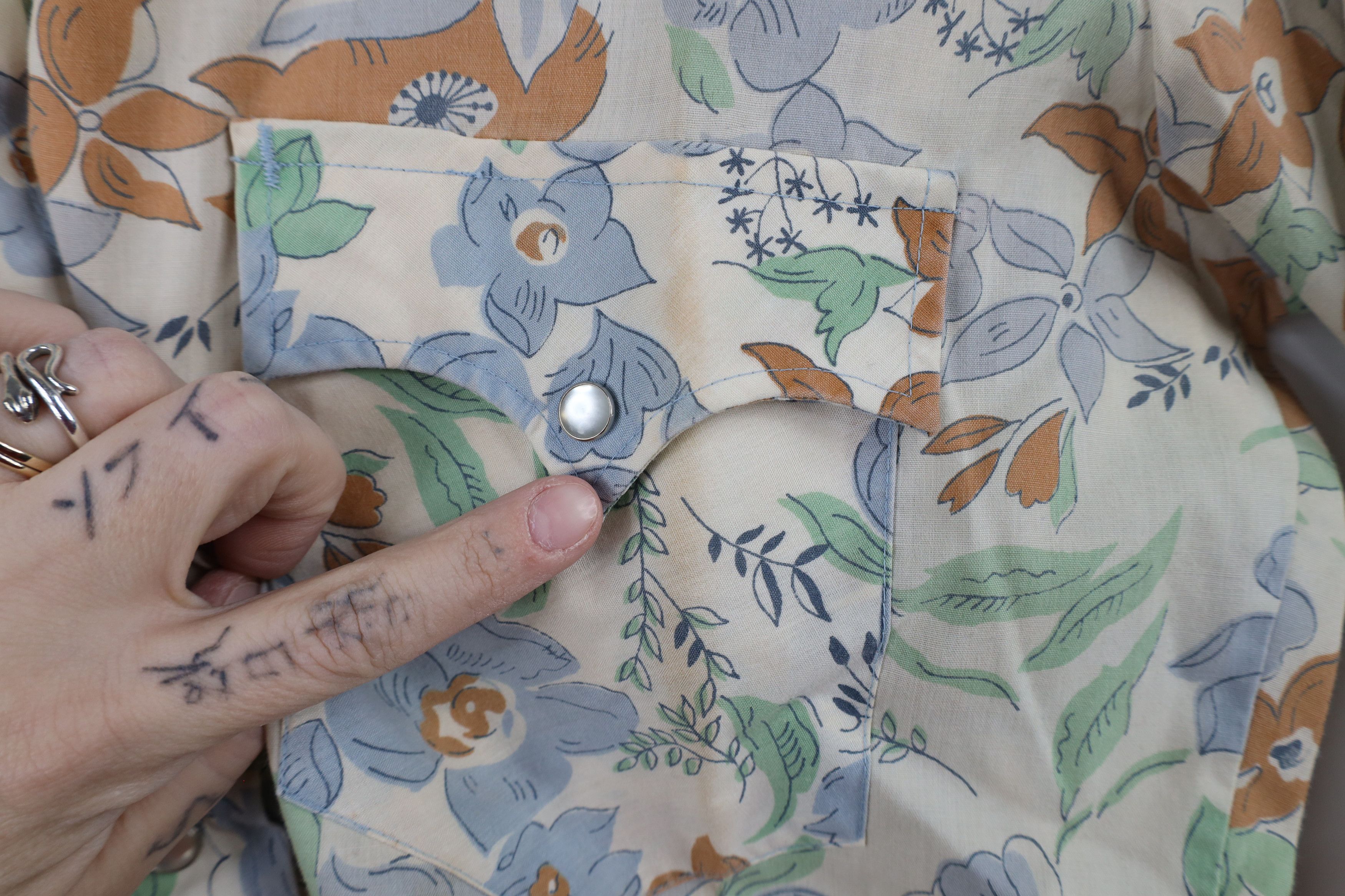 Vintage Vintage 60s 70s Streetwear Western Snap Button Shirt USA Size US M / EU 48-50 / 2 - 4 Thumbnail