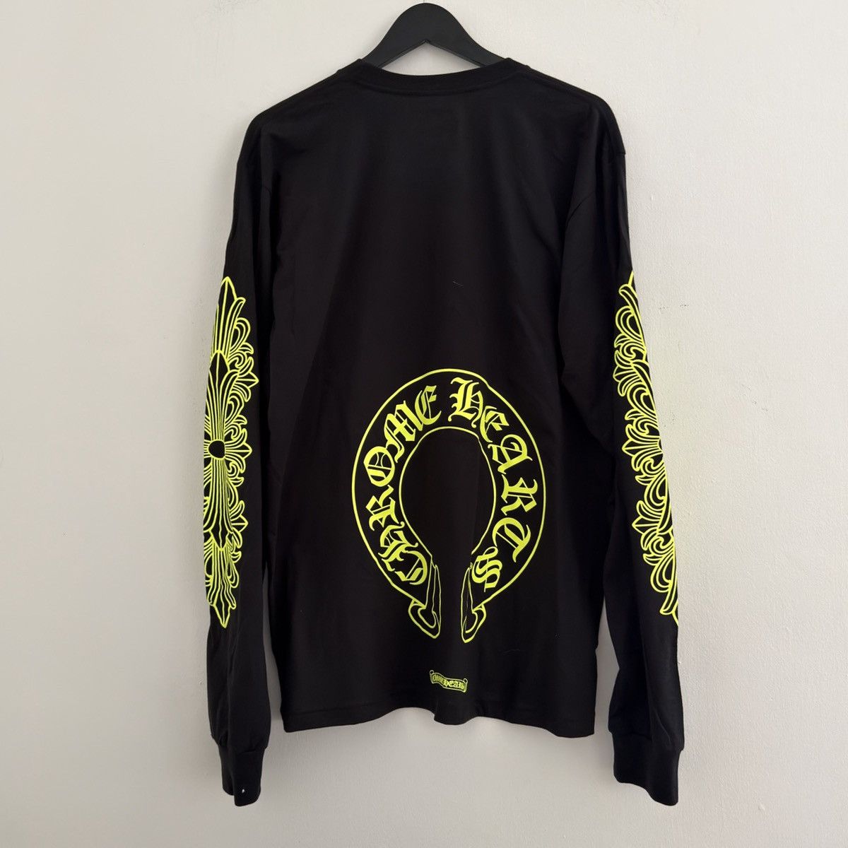 Chrome Hearts Chrome Hearts Neon Green Horseshoe Foral Long Sleeve Size US XL / EU 56 / 4 - 2 Thumbnail