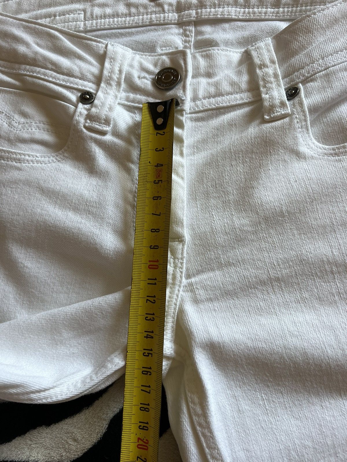 Burberry Burberry Brit Women’s Buckingham Skinny Leg Size 26 White Size 26" / US 2 / IT 38 - 18 Thumbnail