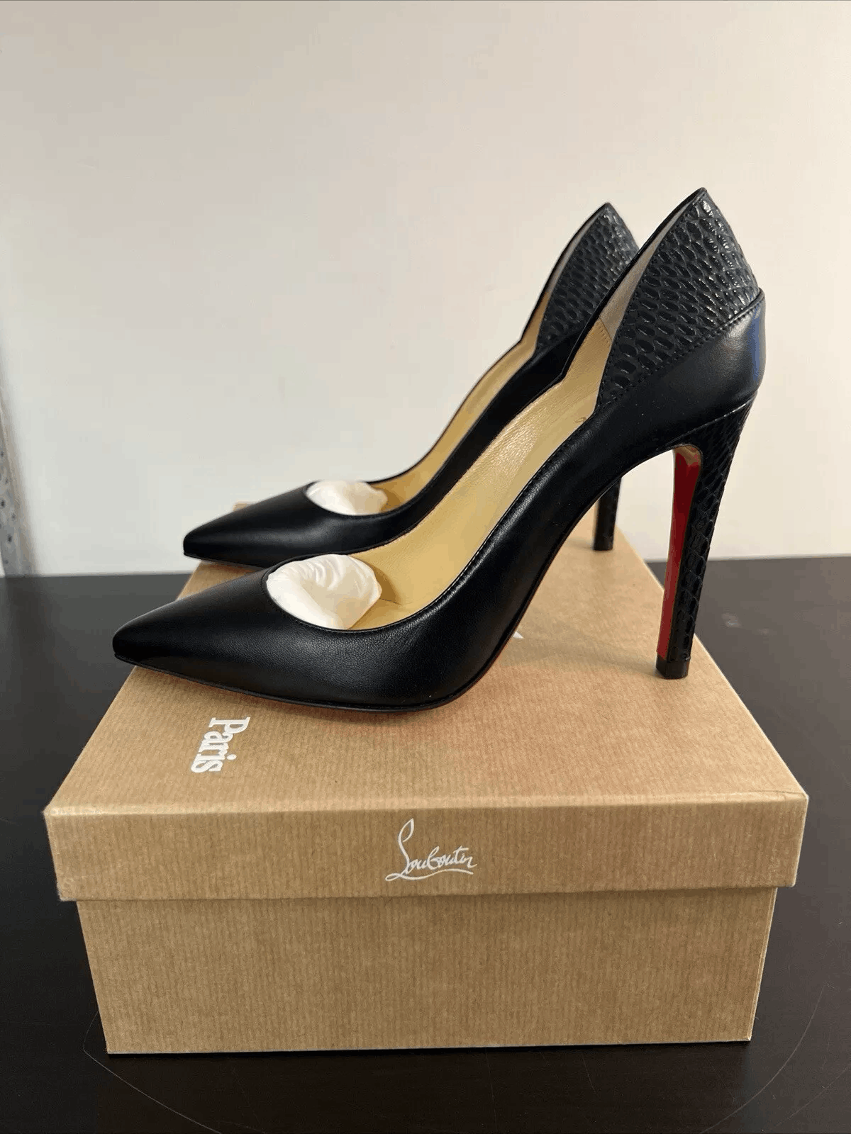 Christian Louboutin Christian Louboutin Masstricht Pump 100 Nappa Black UK 3 Size US 5.5 / IT 35.5 - 3 Thumbnail