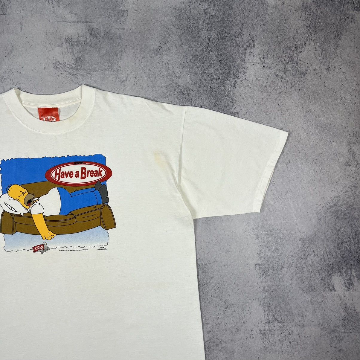 Cartoon Network Vintage Simpsons Kit Kat y2k graphic cartoon tee 2000’s Size US XL / EU 56 / 4 - 3 Thumbnail