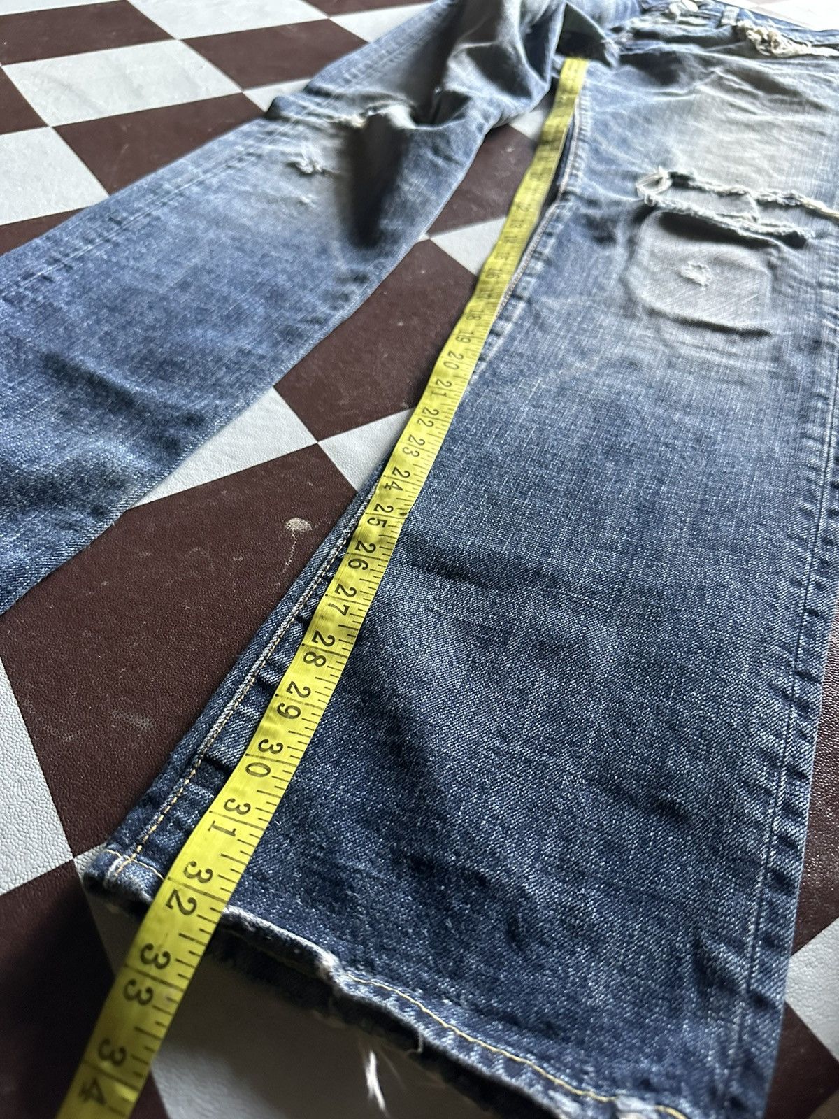 Eternal × Japanese Brand Vintage Eternal distressed denim jeans Size US 33 - 12 Thumbnail