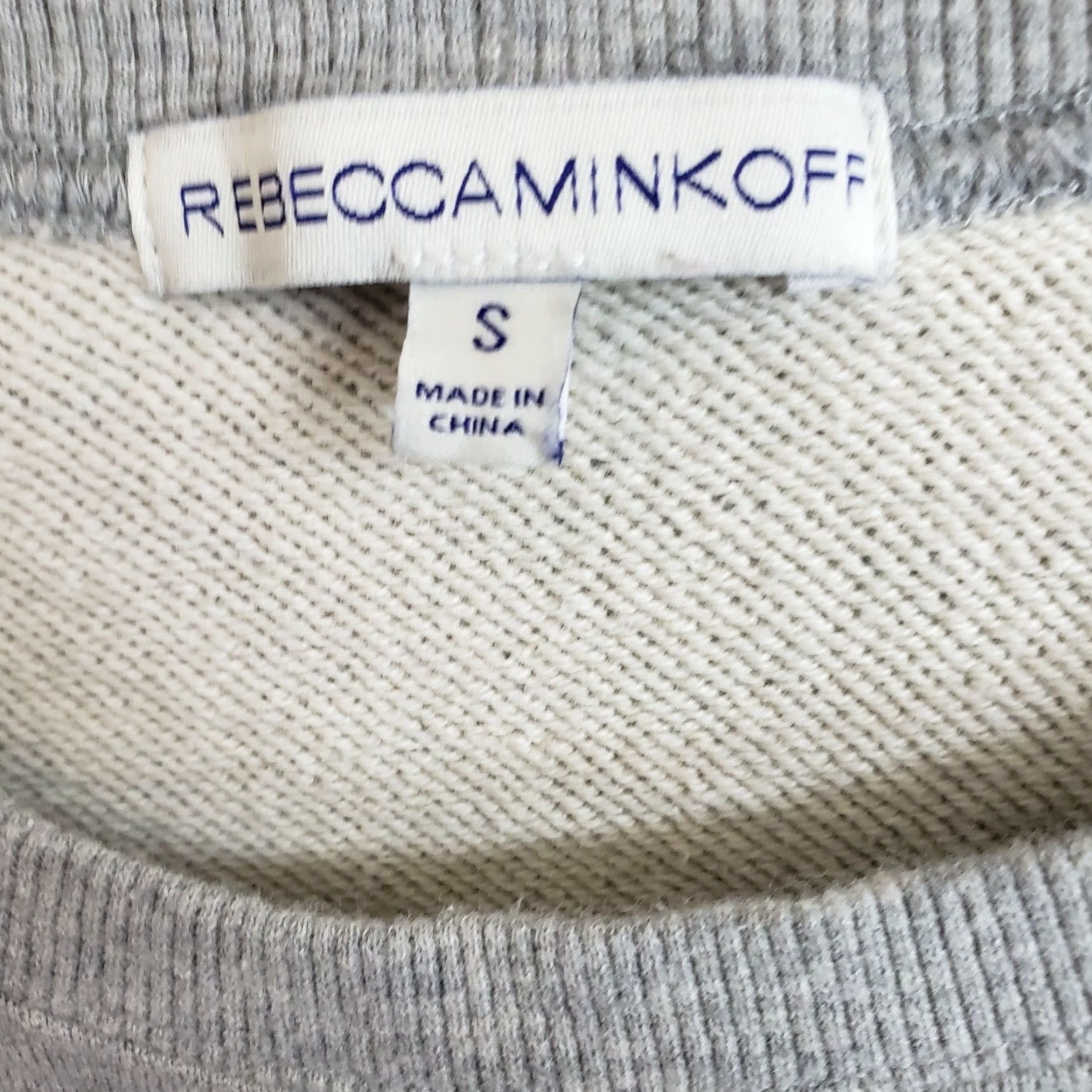 Rebecca Minkoff Rebecca Minkoff Womens Sweatshirt Sz Small Gray Orange Get Lost Cotton Size S / US 4 / IT 40 - 5 Thumbnail