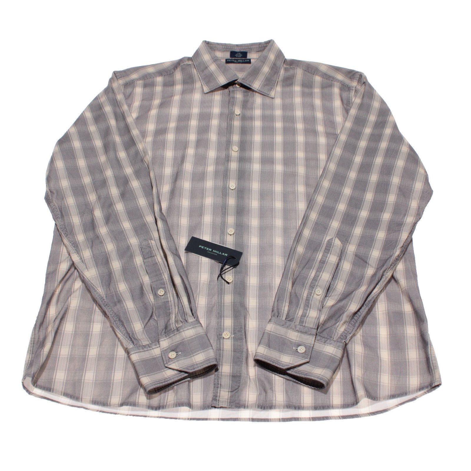 Peter Millar Peter Millar New with tags Shirt Size L US In Gray Size US L / EU 52-54 / 3 - 6 Thumbnail