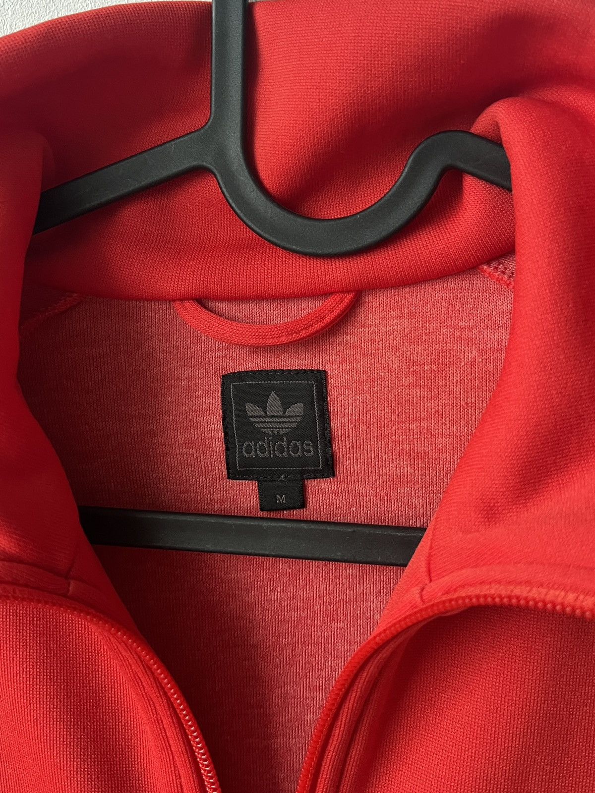 Adidas Adidas Originals Classic Men's Red Full Zip Track Jacket M Size US M / EU 48-50 / 2 - 6 Thumbnail