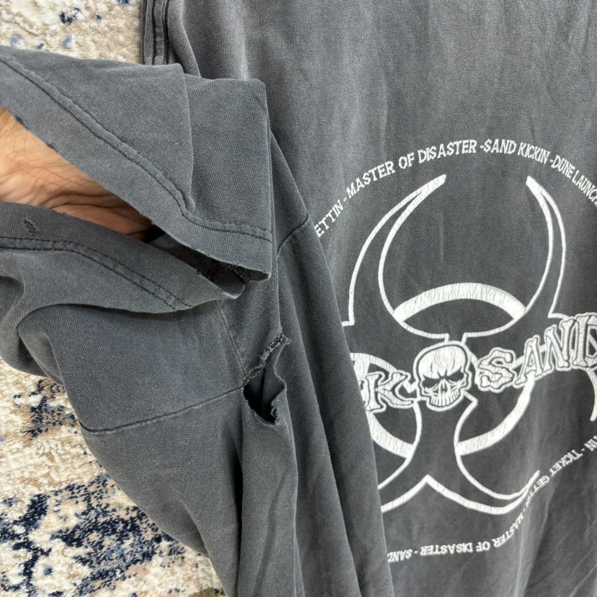 Vintage Vintage Distressed Kick Sand “Ocean Dunes” Oversized Tee Size US XXL / EU 58 / 5 - 8 Thumbnail