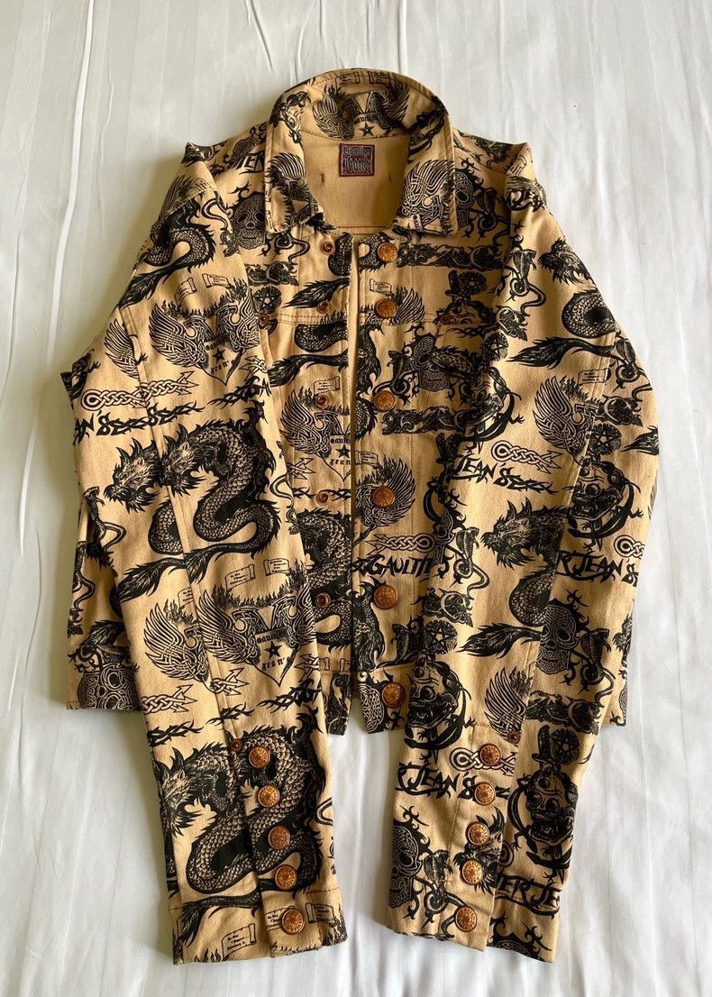 Jean Paul Gaultier Jean Paul Gaultier Vintage Dragon Jacket-2506 Size M / US 6-8 / IT 42-44 - 3 Thumbnail
