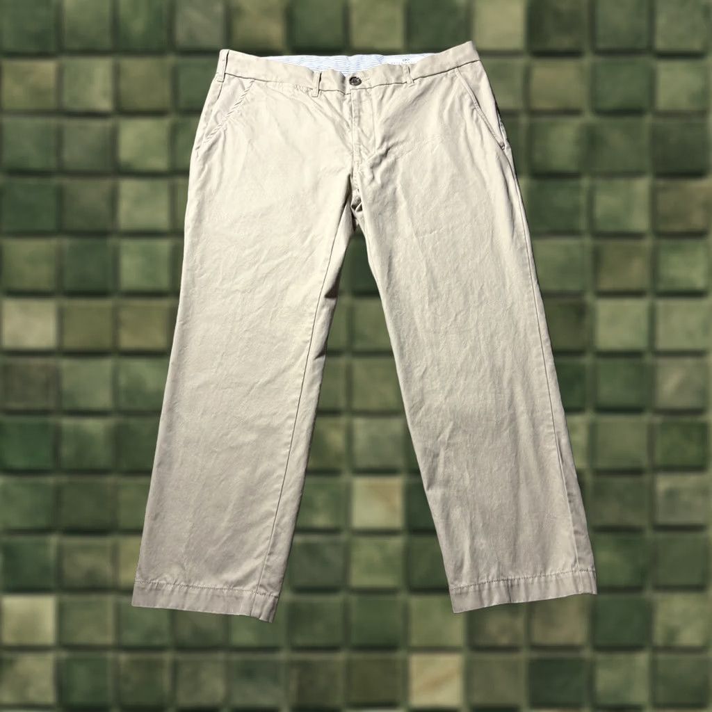 Vintage Peter Manning Pants Mens 36x26 Beige Khaki Chino Pants Classic Fit Casual Size US 36 / EU 52 - 1 Thumbnail