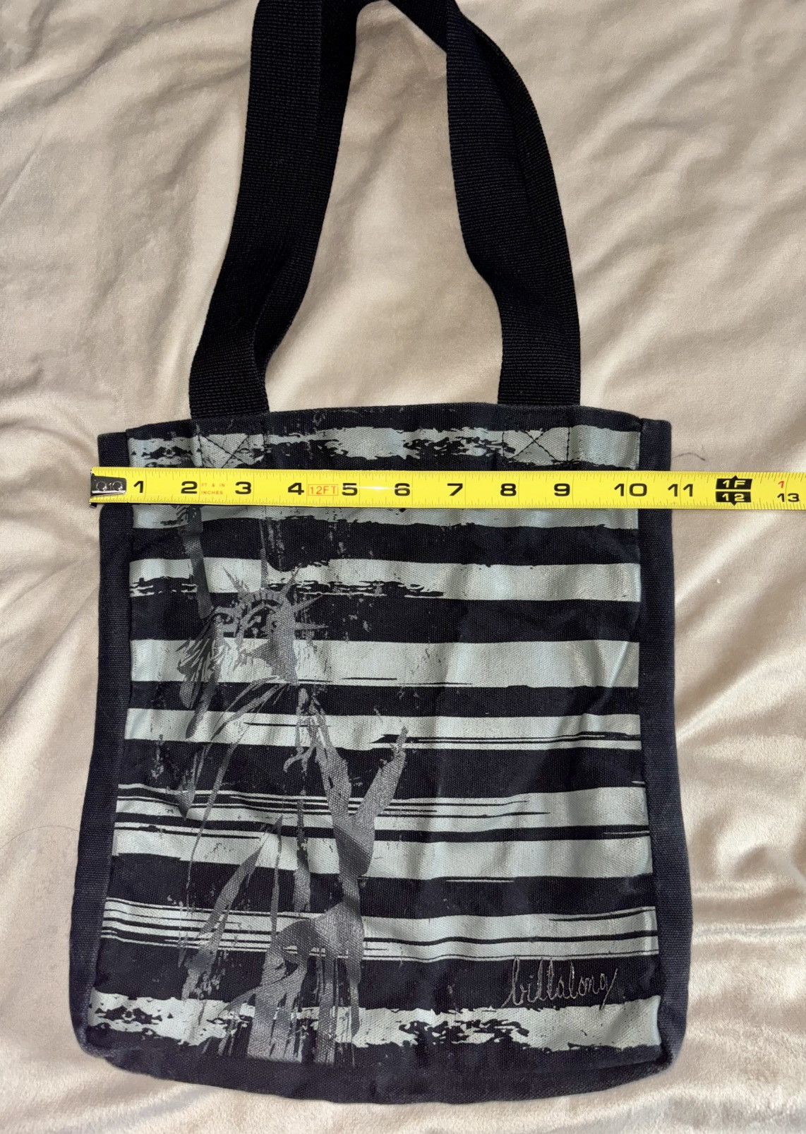 Billabong Billabong Statue Of Liberty Canvas Tote - Embroidered Logo. Size ONE SIZE - 4 Thumbnail