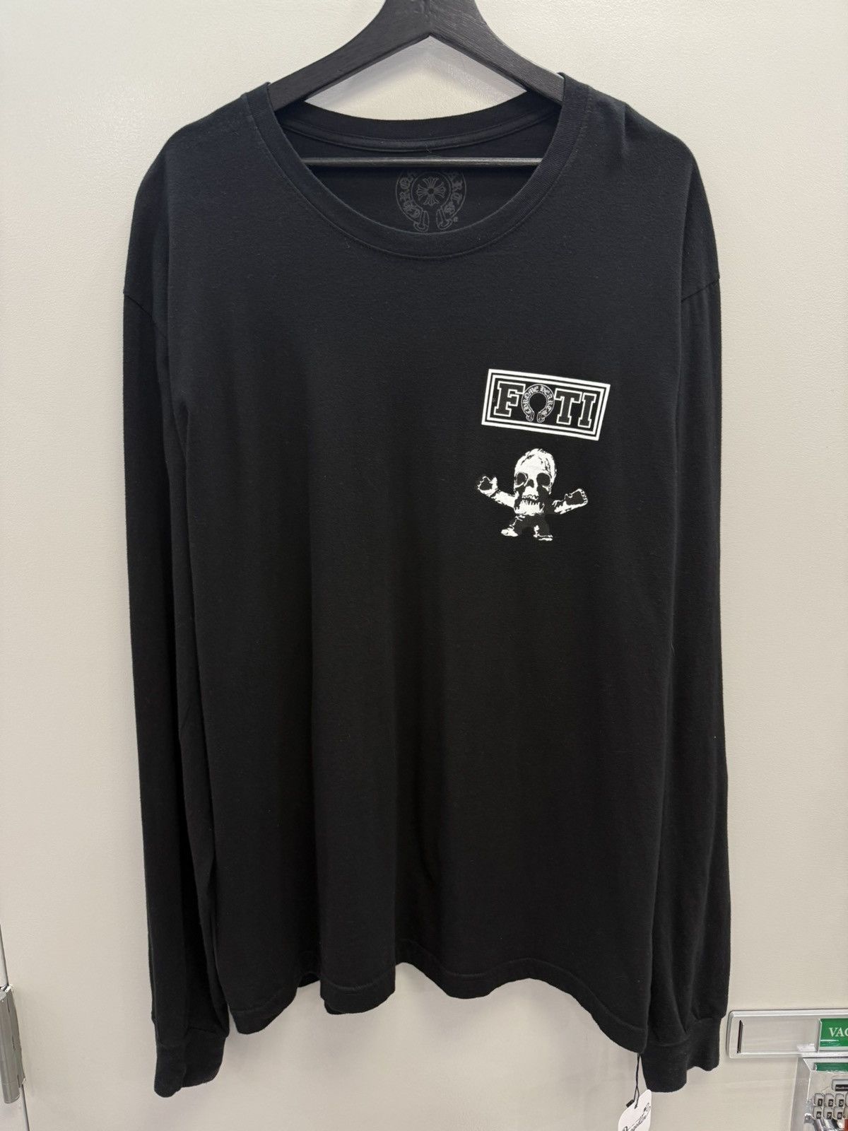 トップス Chrome Hearts Foti Long Sleeve T-shirt Chrome Hearts Multi Foti White Long Sleeve T-Shirt Tee - SRM