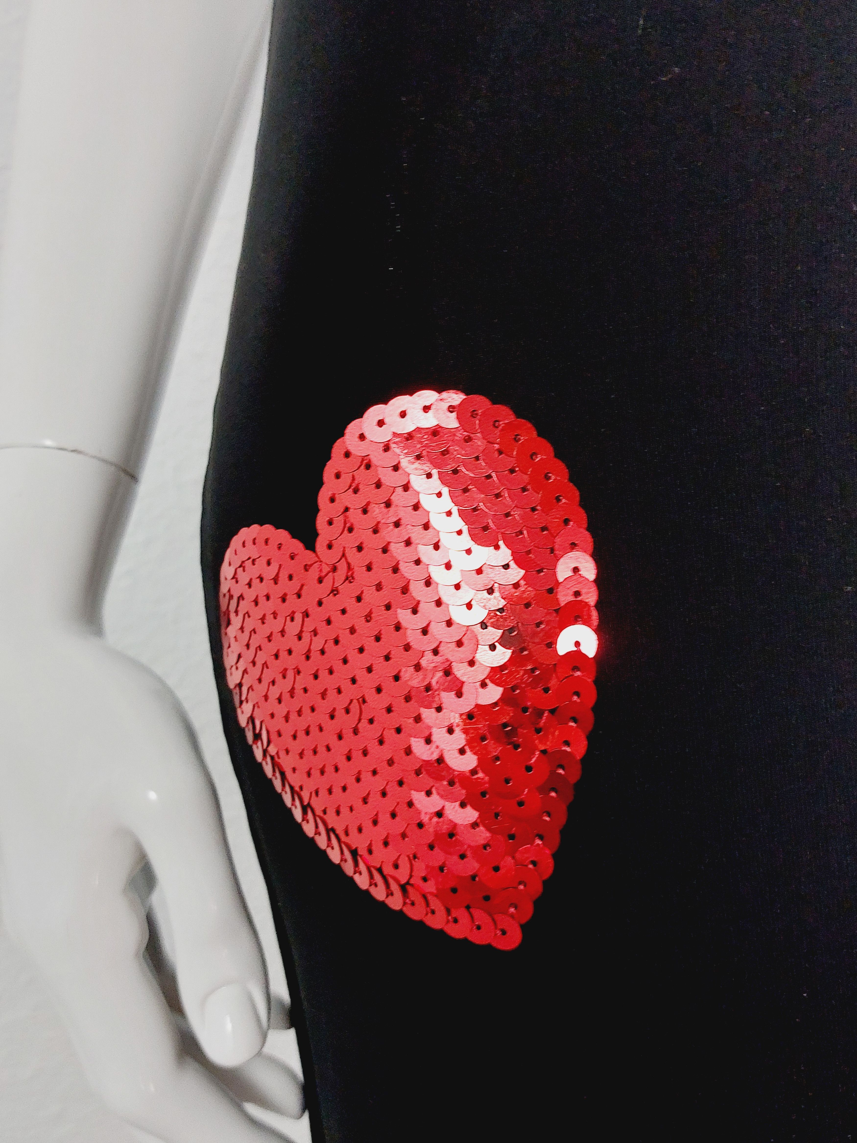 Moschino Moschino Heart Love Rhinestone Sequin Maxi Dress Size S / US 4 / IT 40 - 4 Thumbnail