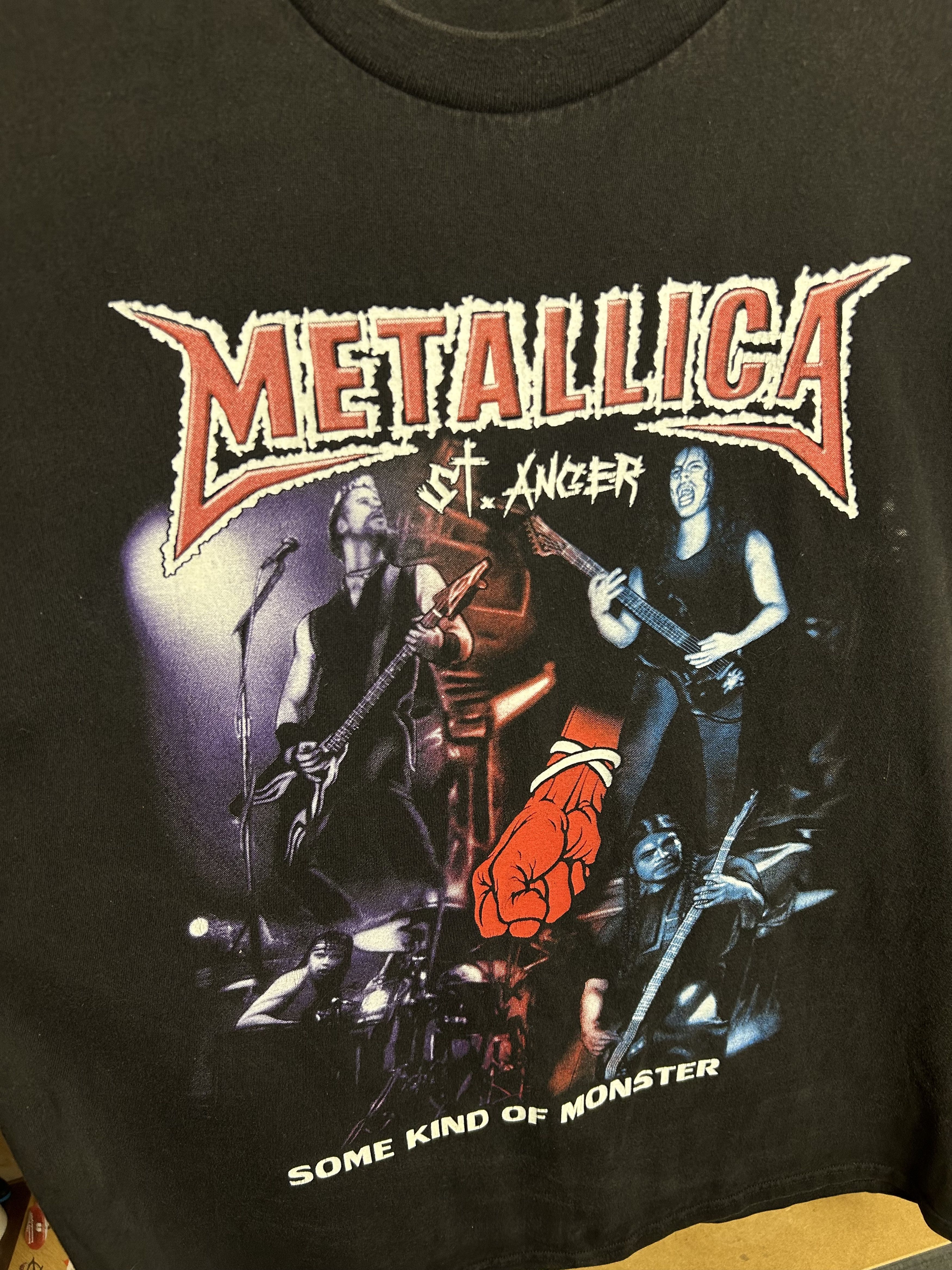 Band Tees Vintage 2000s Metallica St. Anger Rock Band T-shirt Size US XL / EU 56 / 4 - 7 Thumbnail