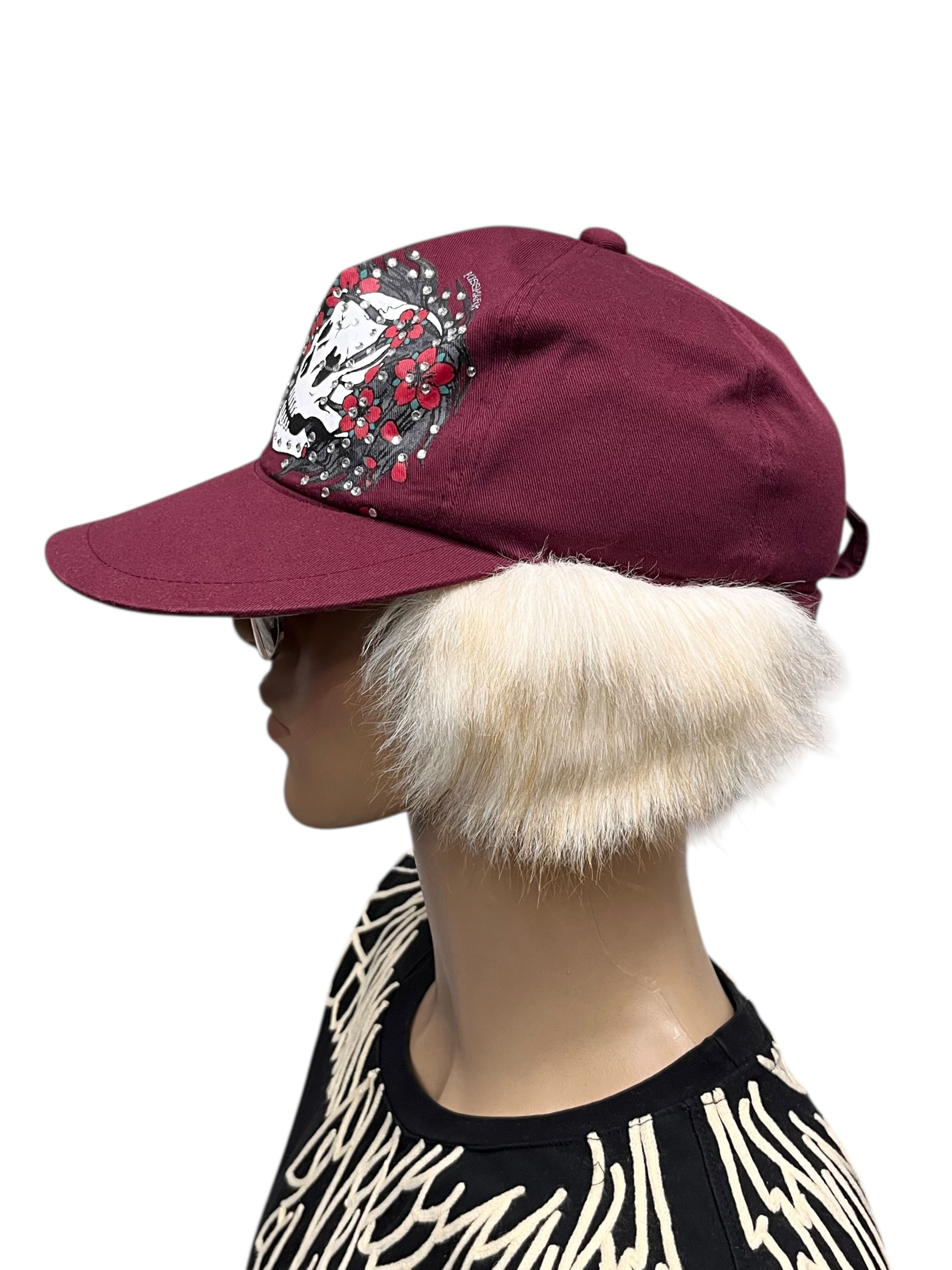 Other 🔥Vintage ROUNGE ET NOIR Punk Rock Skull Ear Fur Hat Size ONE SIZE - 4 Thumbnail