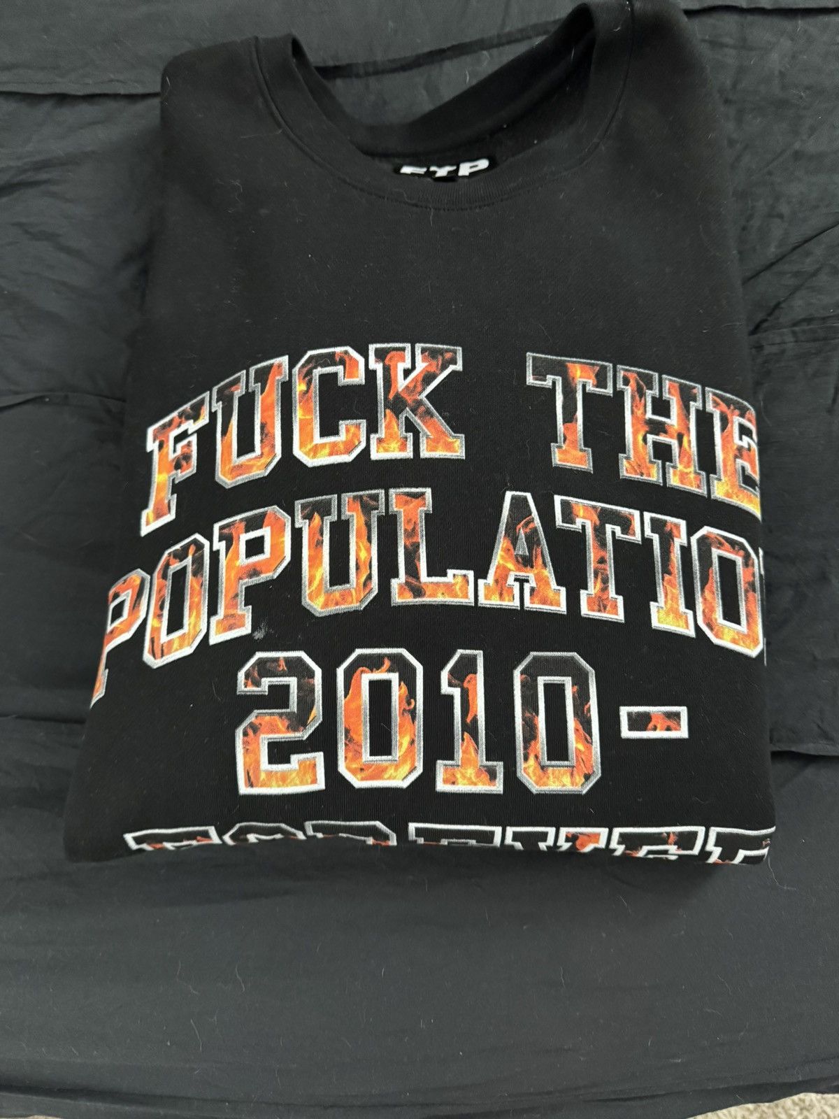 Fuck The Population Black FTP 2010-forever Size US XL / EU 56 / 4 - 5 Thumbnail