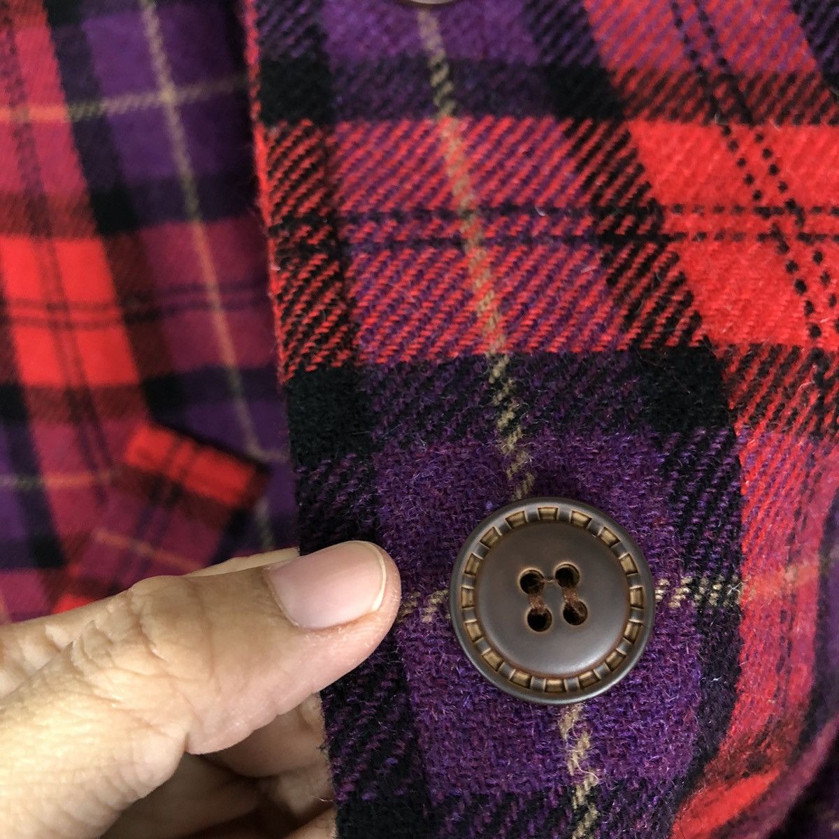 Japanese Brand 🔥Vtg Tartan Design Punk Jacket Style Wind Stream Japan Size US M / EU 48-50 / 2 - 14 Thumbnail