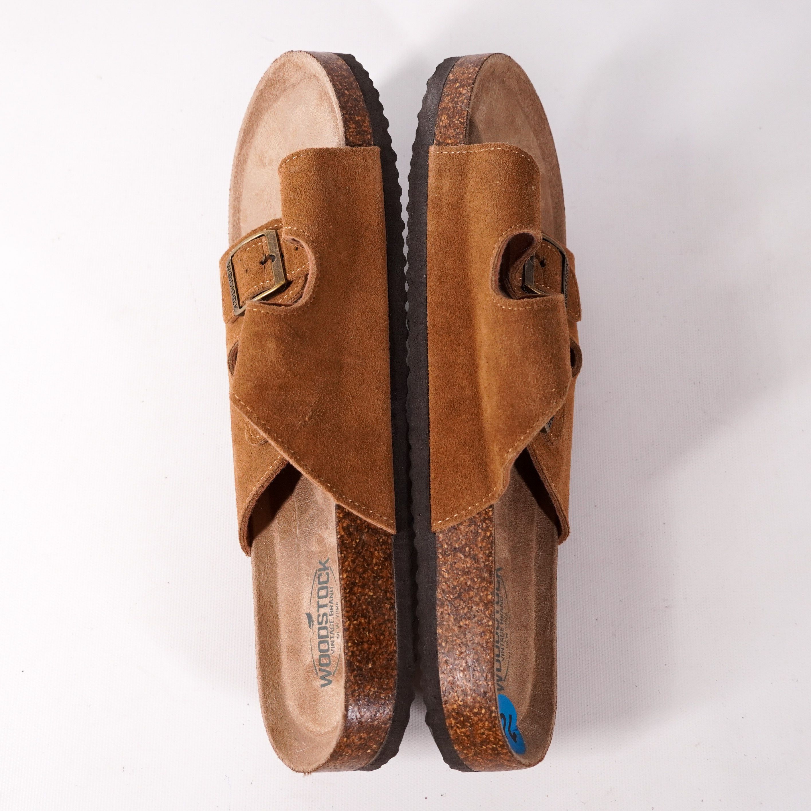 Other Woodstock Strap Buckle Beach Sandals Slides Shoes Men 10 Tan Size US 10 / EU 43 - 6 Thumbnail