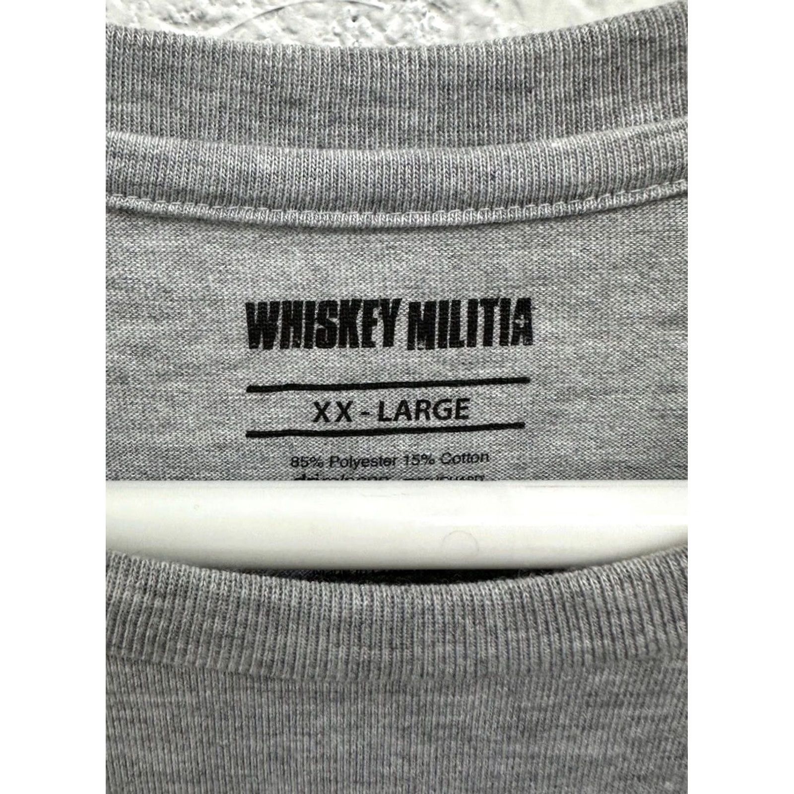 Logo 7 Whiskey Militia T-Shirt Crew Neck Logo Gray XXL Men’s Size US XXL / EU 58 / 5 - 3 Thumbnail