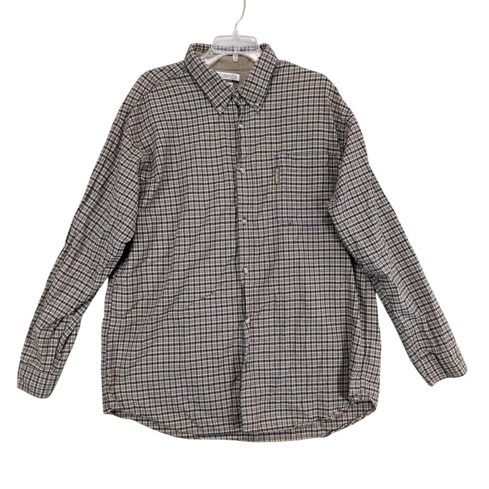 Columbia Columbia Plaid Flannel Button Down Long Sleeve Shirt XXL Size US XXL / EU 58 / 5 - 1 Thumbnail