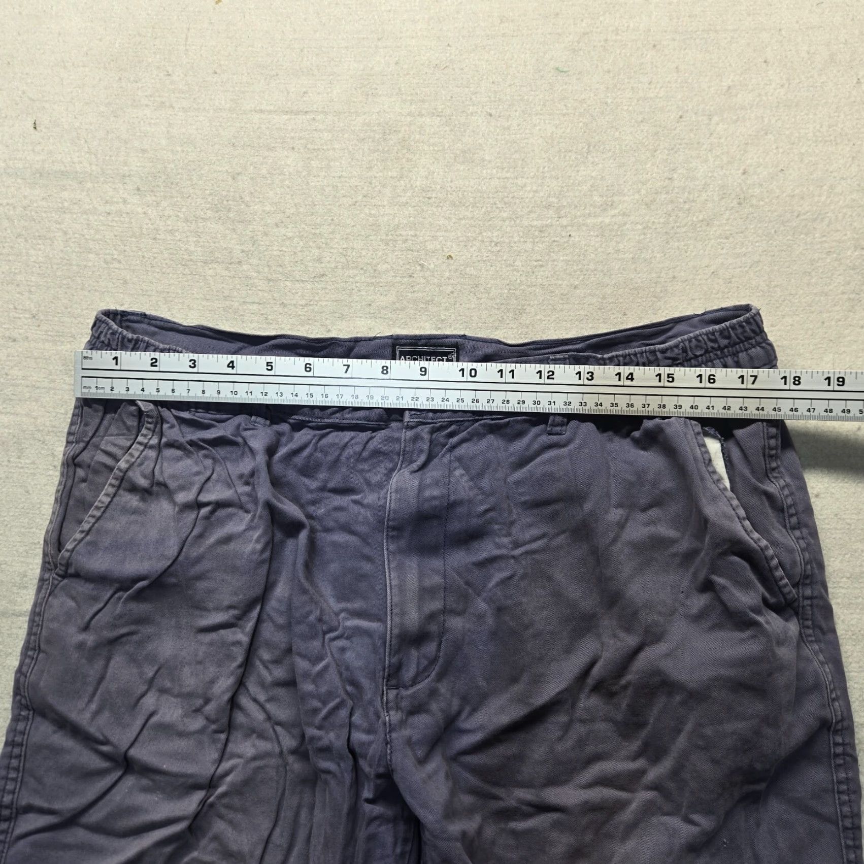 Architect Architect Shorts Men Adult Size 38 W Blue Cotton Chino Flat Front Regular Vintage No Size US 38 / EU 54 - 4 Thumbnail