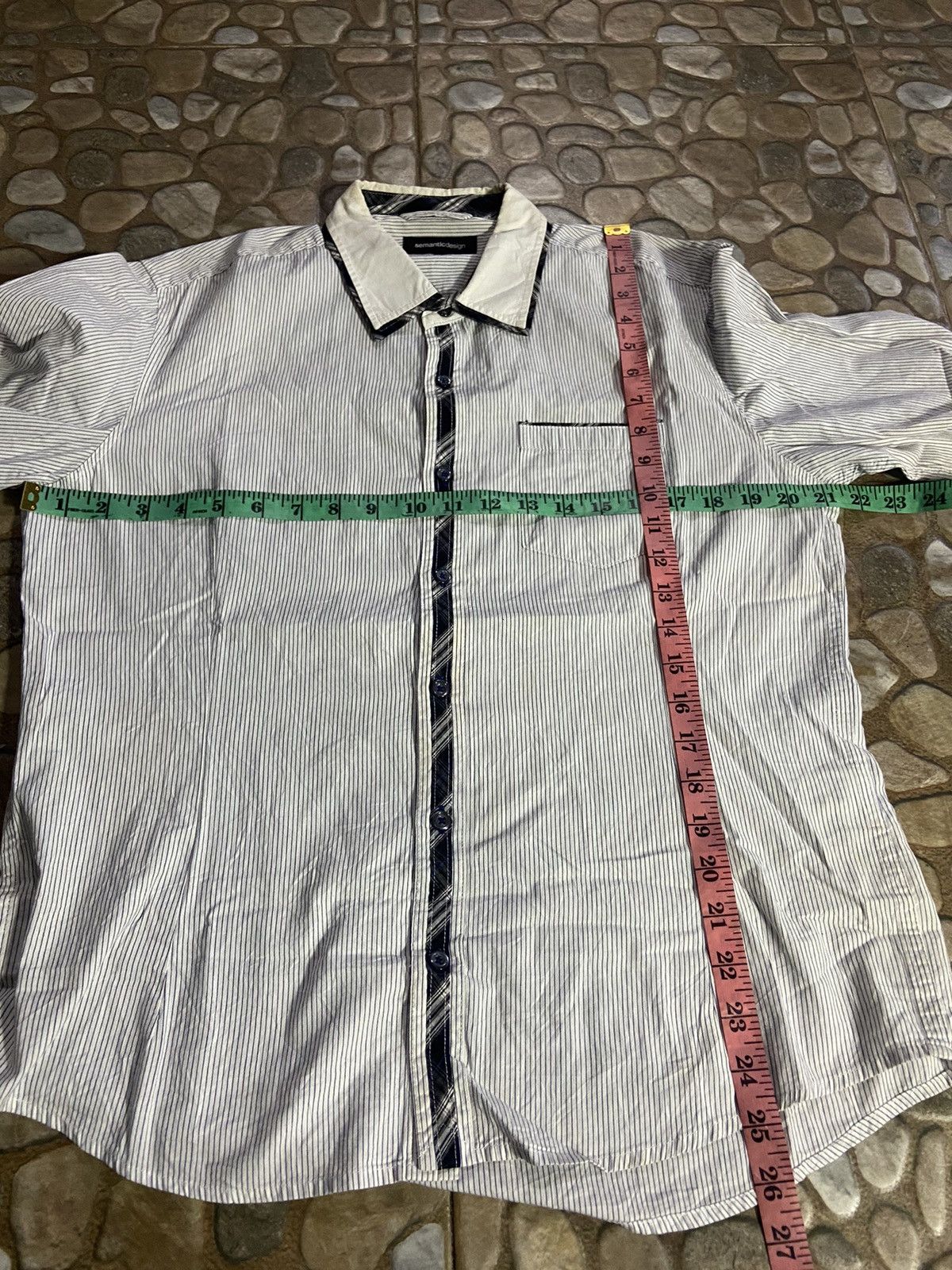 Japanese Brand × semanticdesign VTG semantic design long office shirt Size US L / EU 52-54 / 3 - 9 Thumbnail