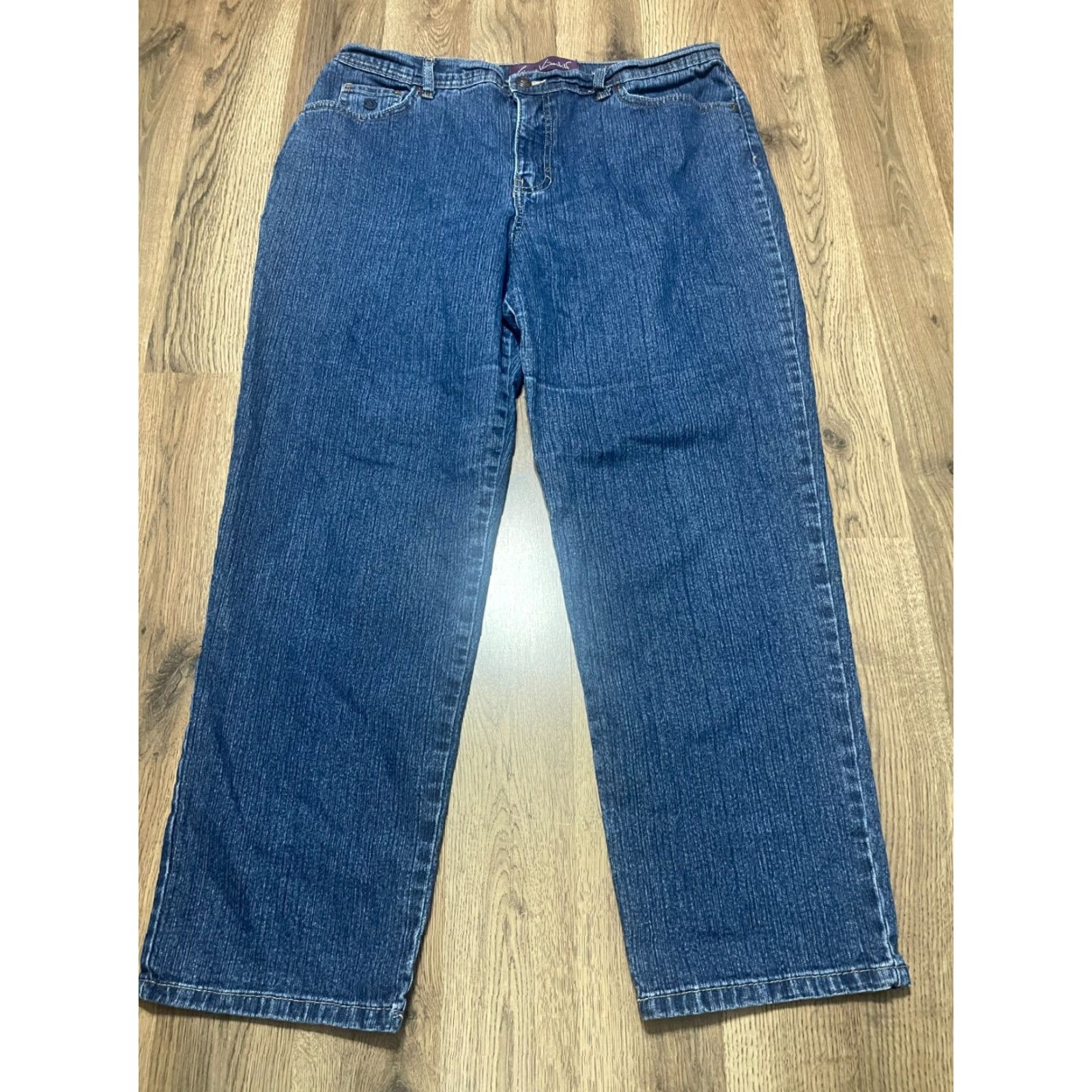 Gloria Vanderbilt Gloria Vanderbilt Jeans Women Size 16 Blue Denim Straight Pockets Regular Size 38" / US 16 / IT 52 - 2 Thumbnail