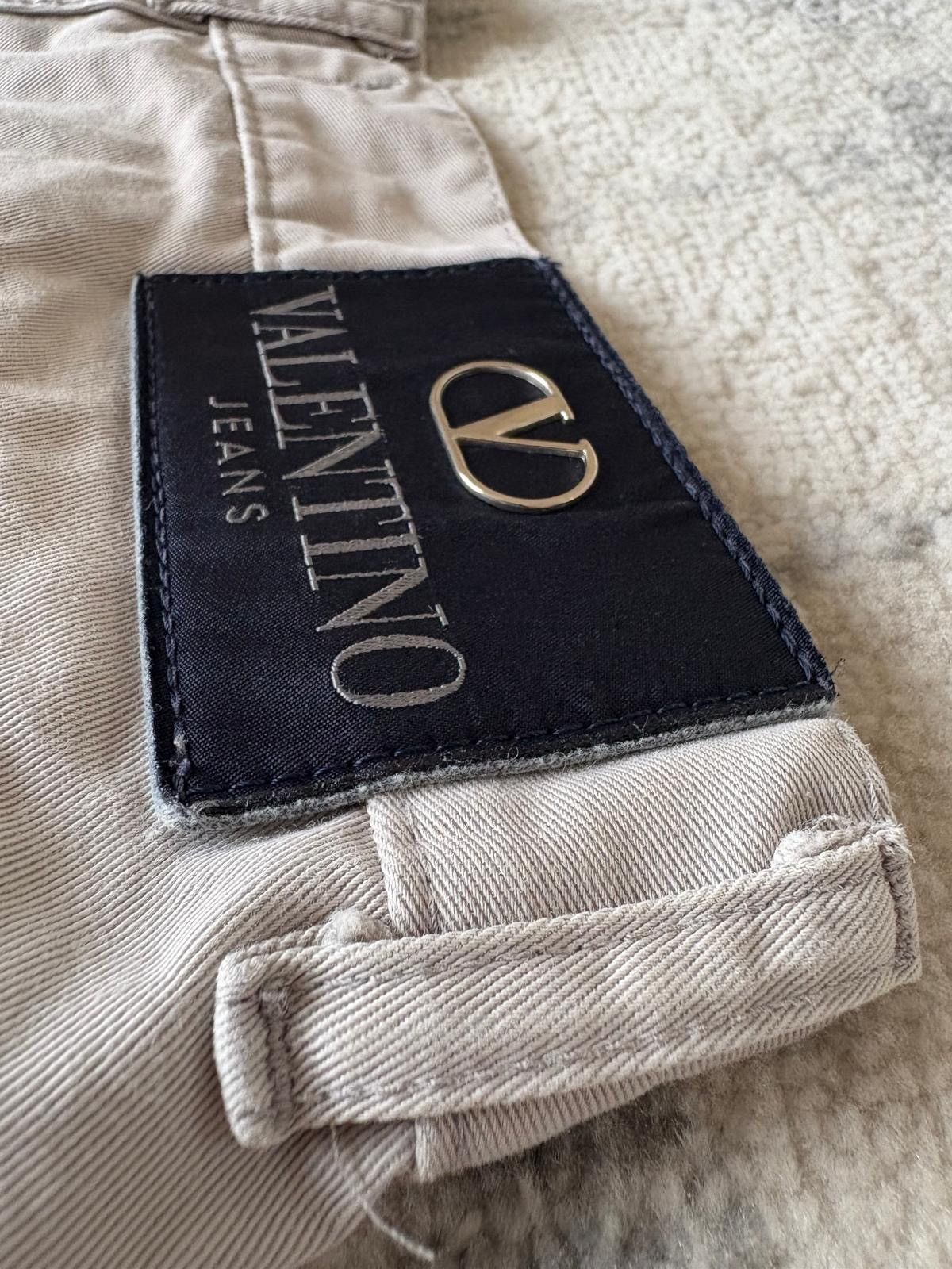 Valentino Authentic Valentino Jeans Beige Trousers – Size W34 Size US 34 / EU 50 - 4 Thumbnail