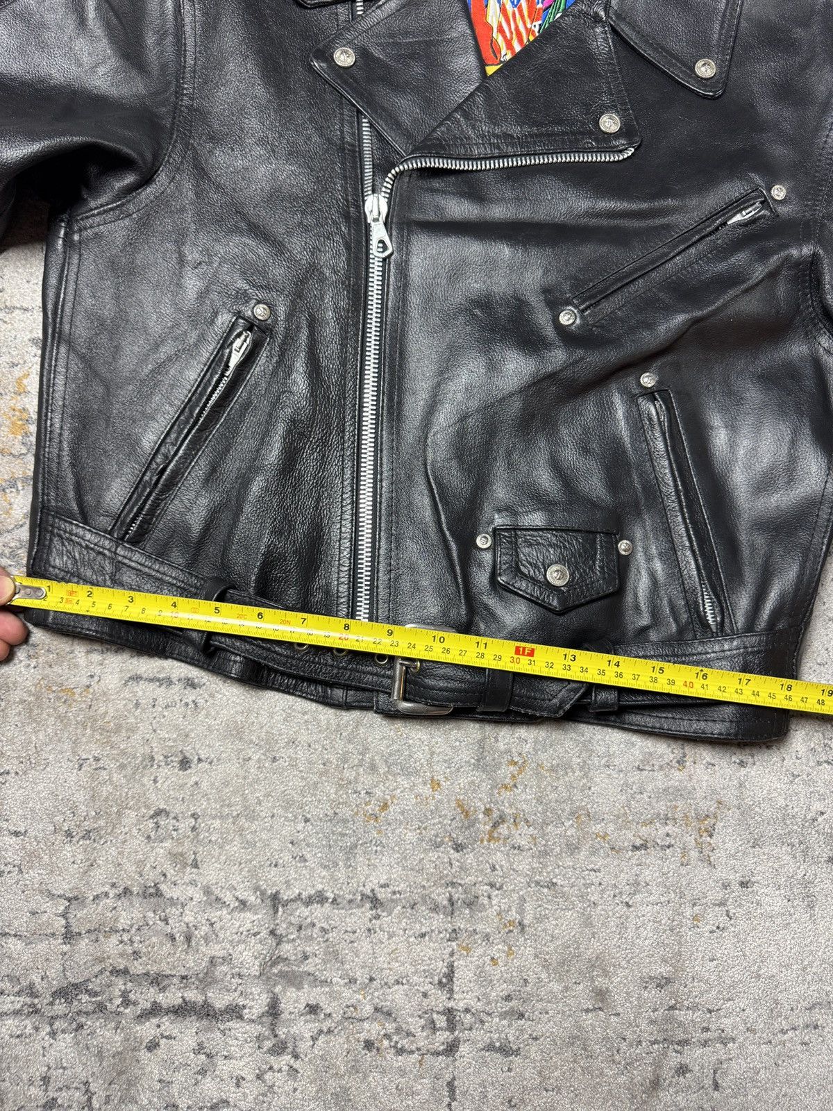 Versace Vintage Versace Jeans Couture Biker Leather Crop Jacket Size US M / EU 48-50 / 2 - 14 Thumbnail