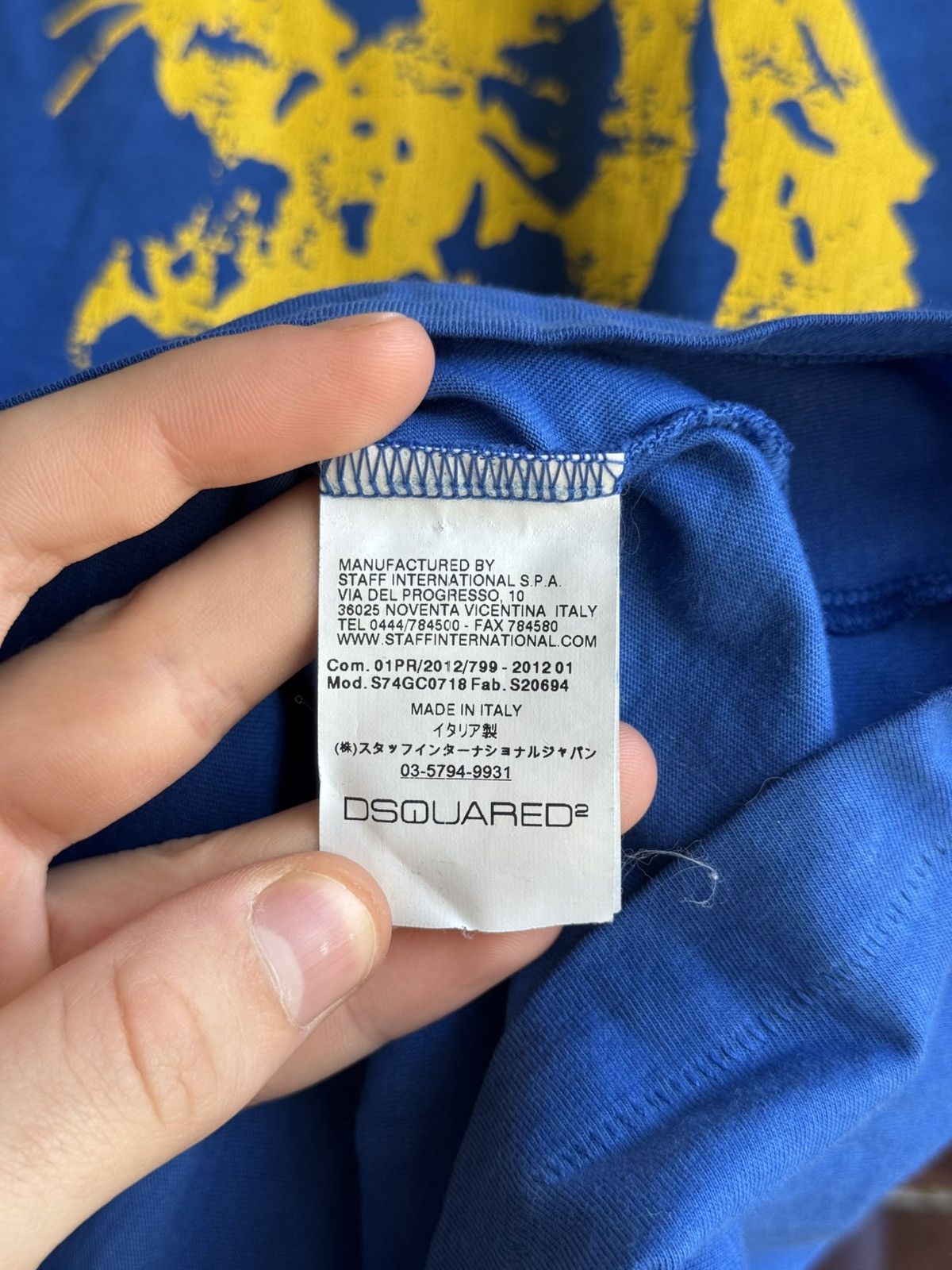 Dsquared2 Dsquared2 Phys Ed. University Tee Size US M / EU 48-50 / 2 - 8 Thumbnail