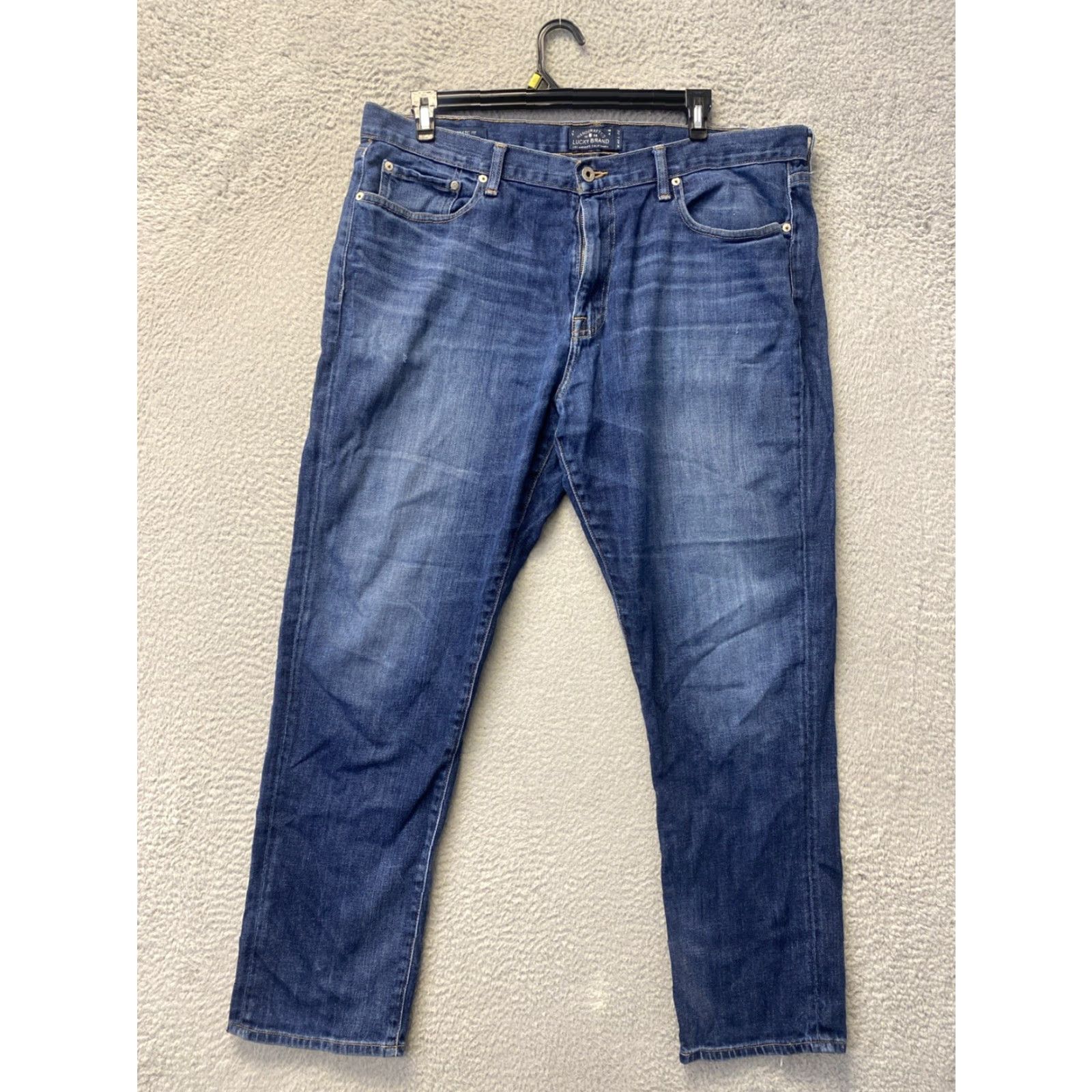 Lucky Brand VINTAGE Lucky Brand Straight Leg Jeans 40x32 Blue Denim Regular Fit Mens Size US 40 / EU 56 - 7 Thumbnail
