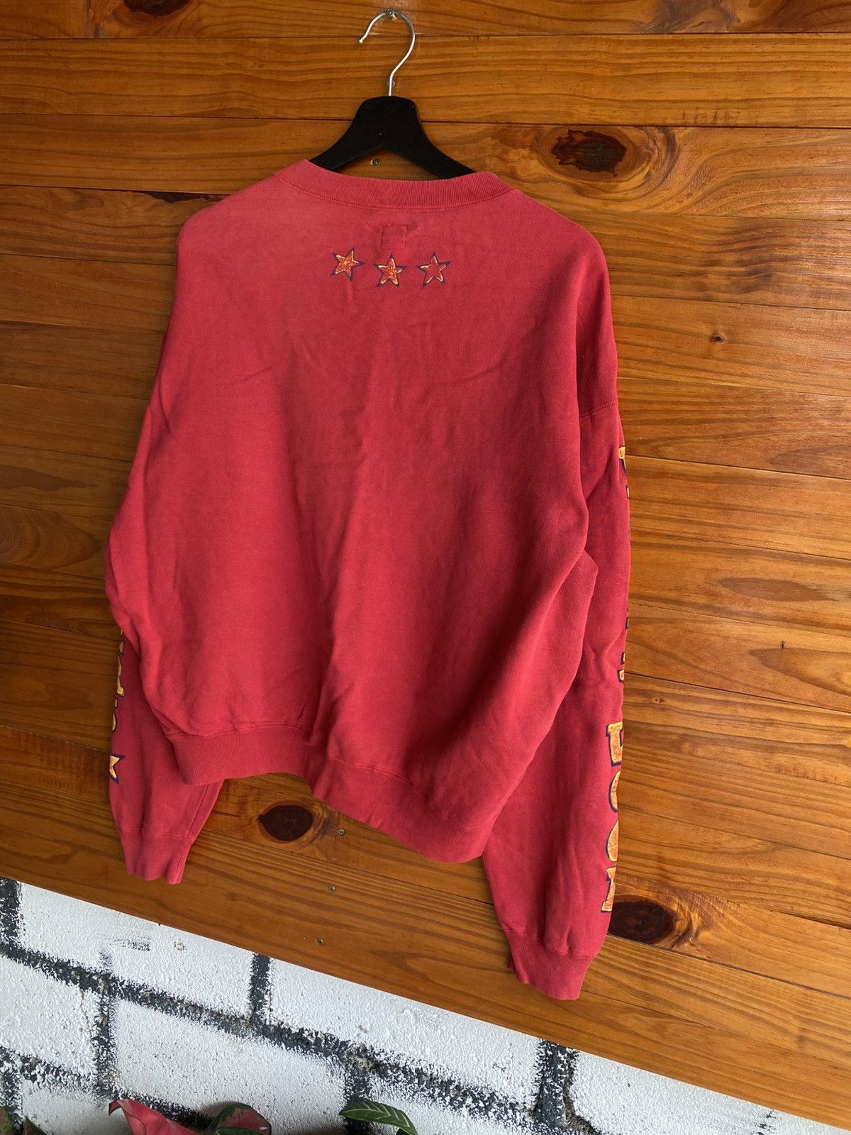 Hollywood Ranch Market “HRM Stars” Sweatshirt – Burgundy Red
