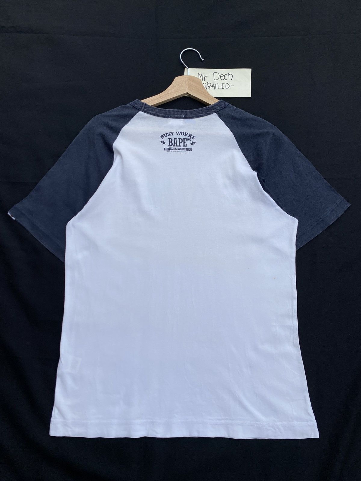 Bape Rare BAPE Blue Love Heart Sign Tshirt Size US M / EU 48-50 / 2 - 18 Thumbnail