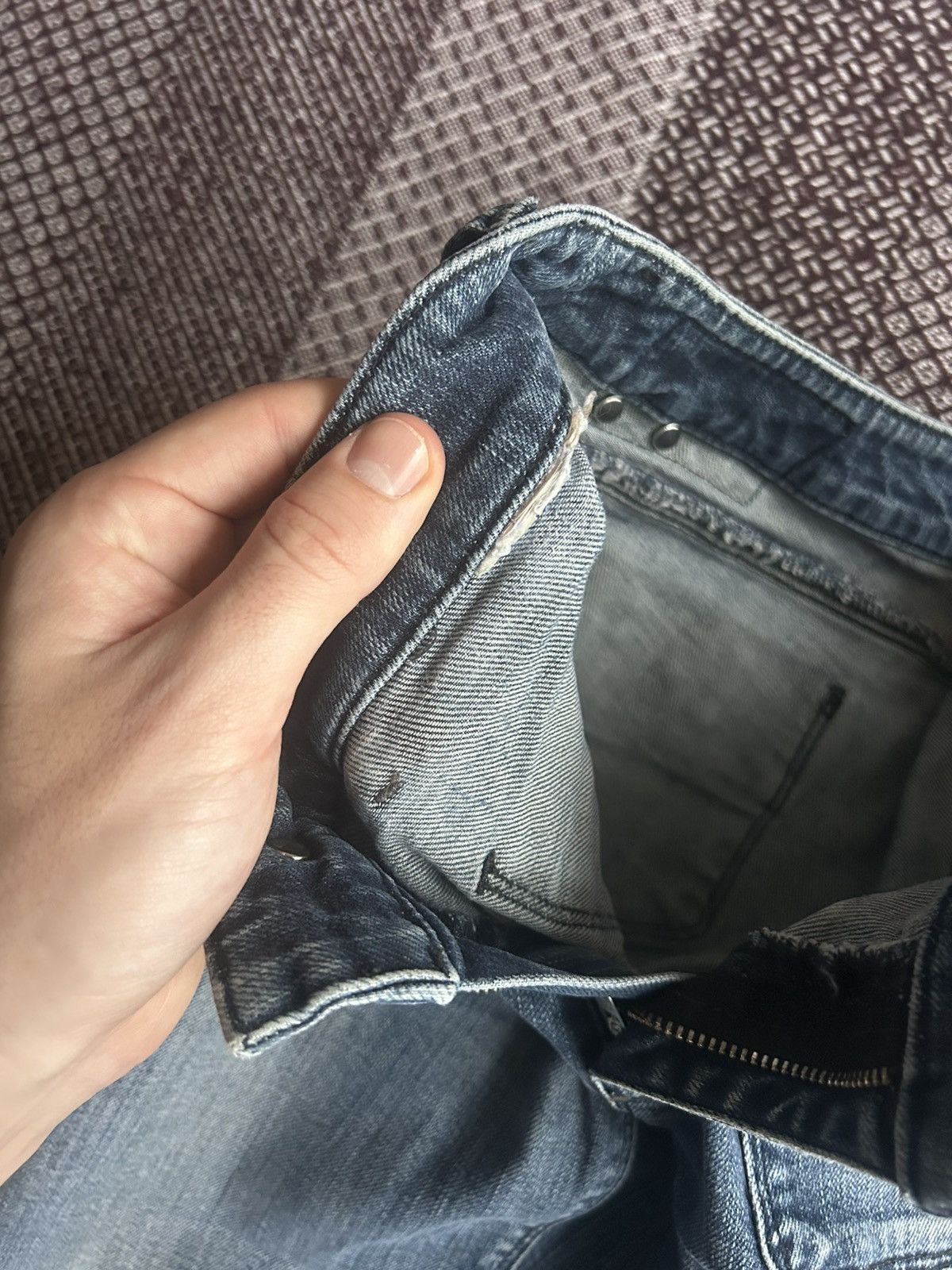 Diesel Vintage Diesel Wenga Washed Denim Jeans Distressed Size W29 Size 29" - 8 Thumbnail