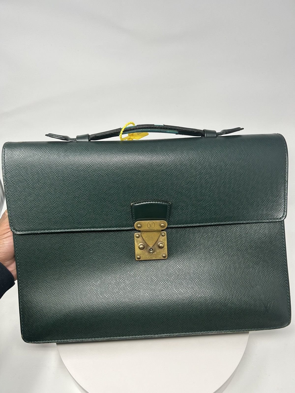 image of Louis Vuitton Kourad Bag in Green, Men's