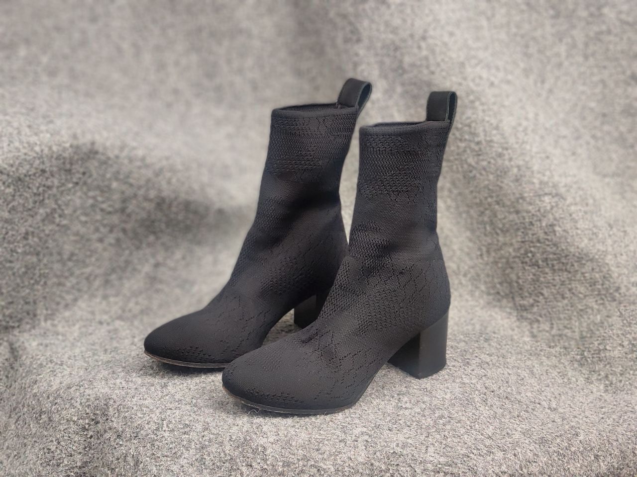 Zadig & Voltaire Zadig & Voltaire Design Studded Accents Sock Black Boots Size US 6 / IT 36 - 7 Thumbnail