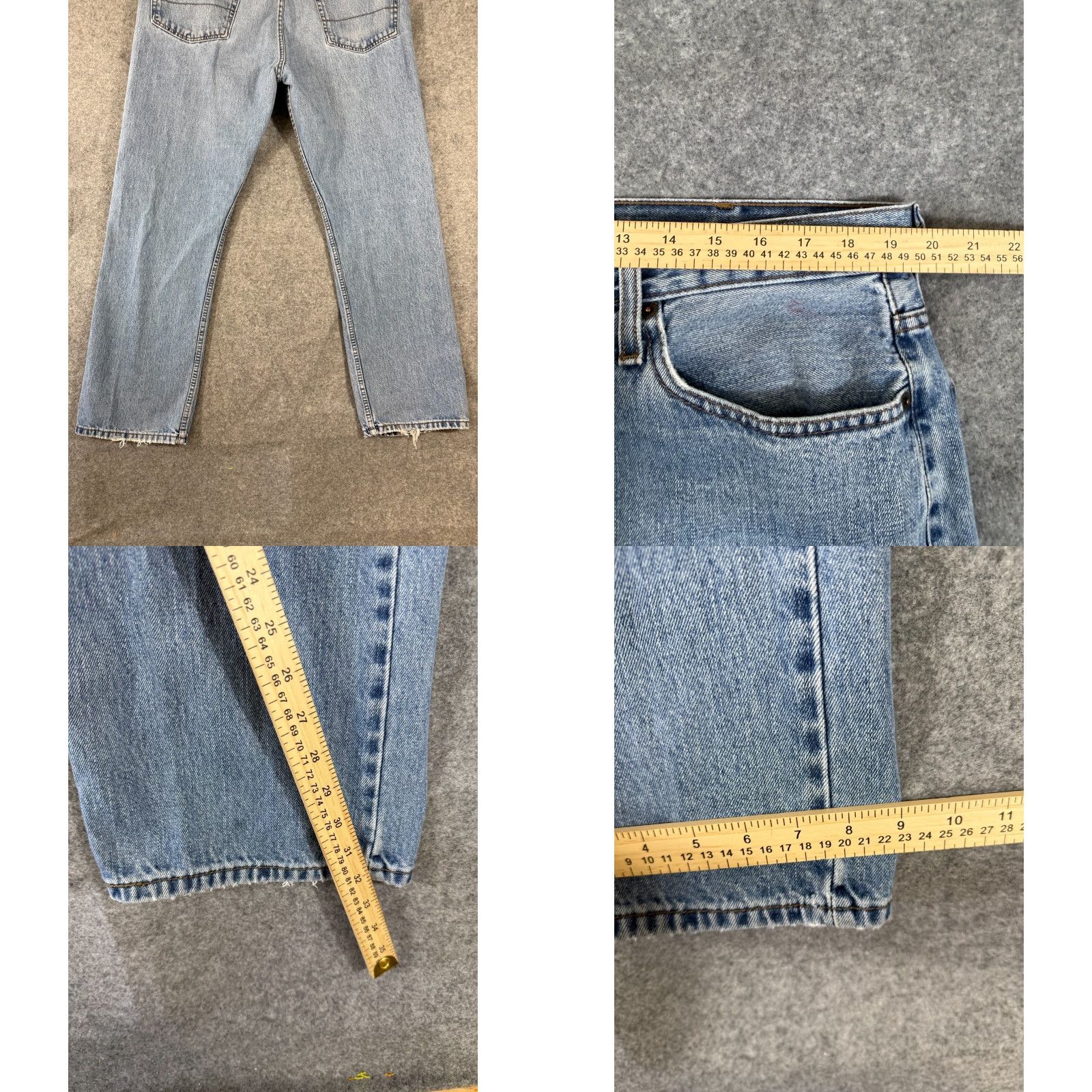 Levi's Levi's Jeans Mens 40x32 Blue Denim 236 Regular Fit Straight Leg 5-Pocket Design Pockets Size US 40 / EU 56 - 9 Thumbnail