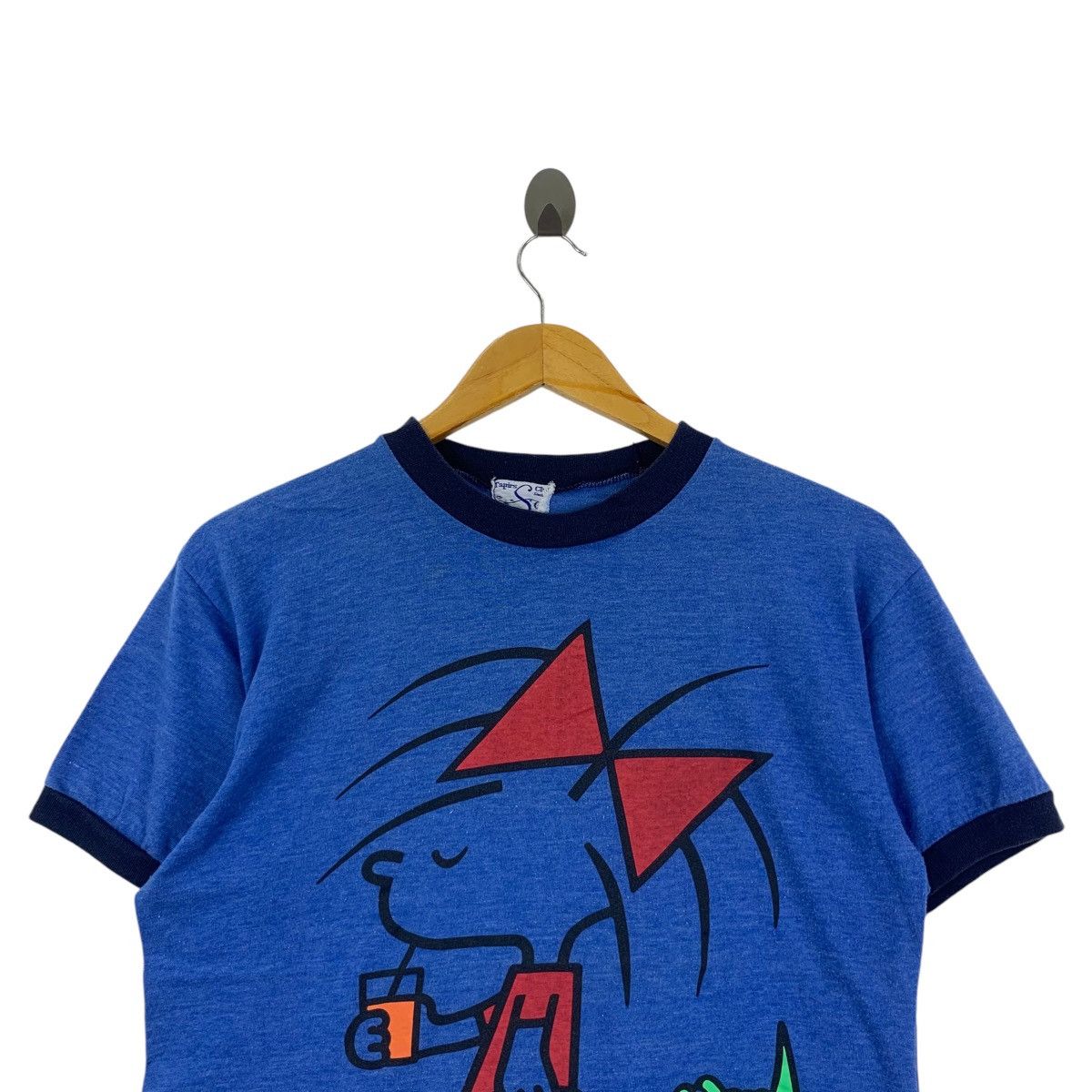 Vintage Vintage 80’ RIBBON SAPPORO BREWERIES Anime Tee Shirt Top Size M / US 6-8 / IT 42-44 - 2 Thumbnail