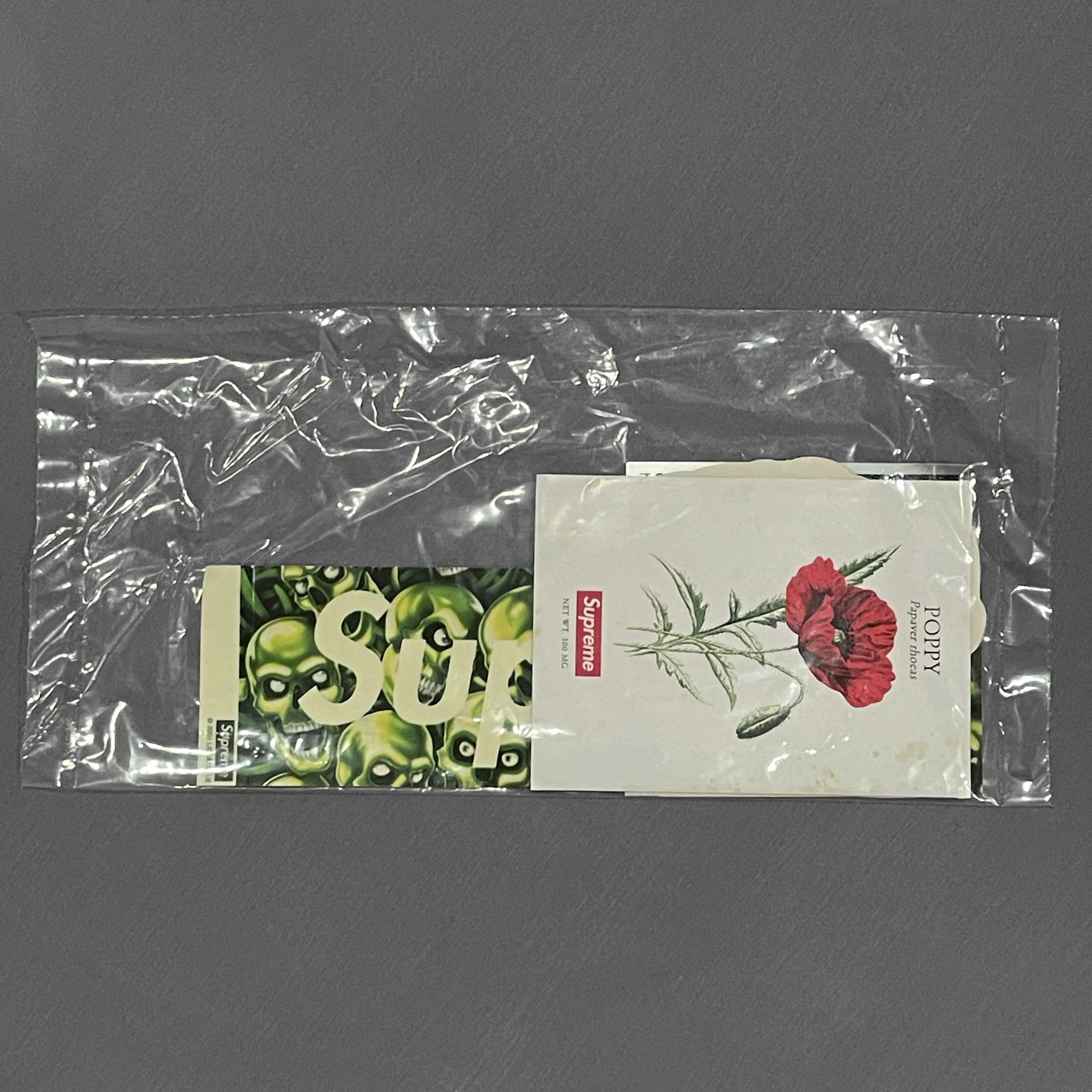 Skull Glow In The Dark Box Logo Sticker Pack
