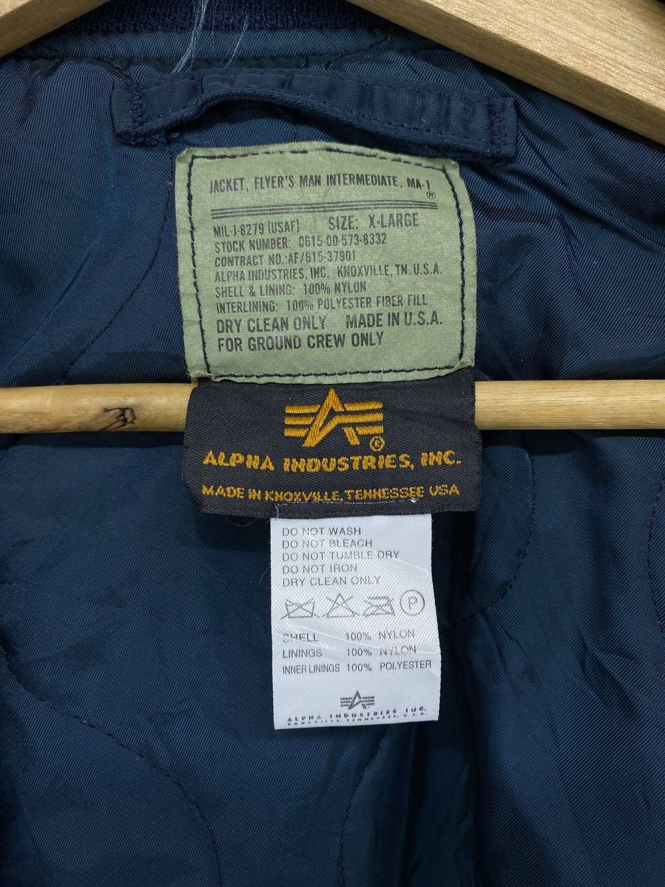 Alpha Industries Vintage Alpha Industries Flyer Man MA 1 Bomber Jacket Size US XL / EU 56 / 4 - 9 Thumbnail
